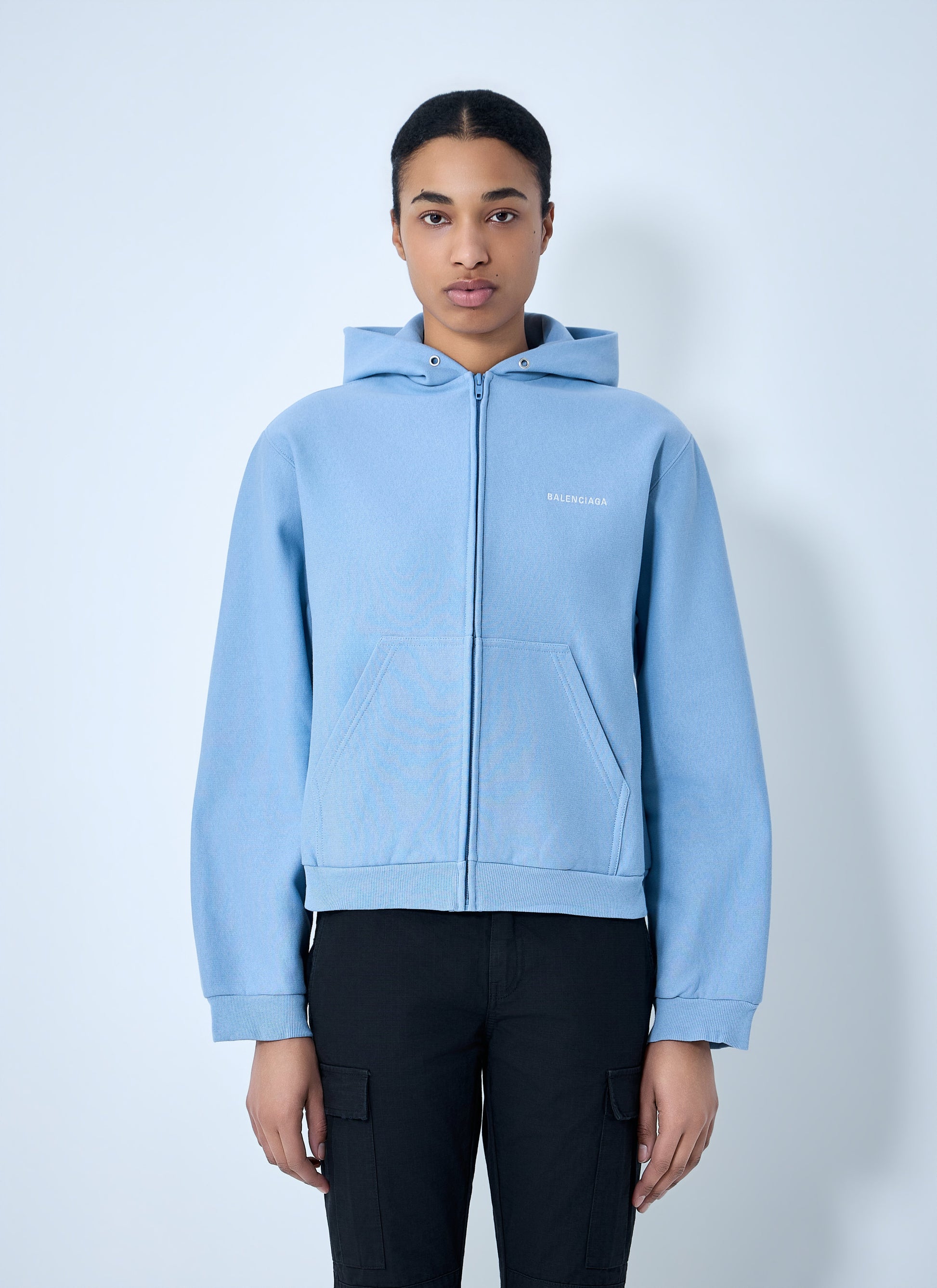 Balenciaga Women Zip-Up Hoodie BALENCIAGA