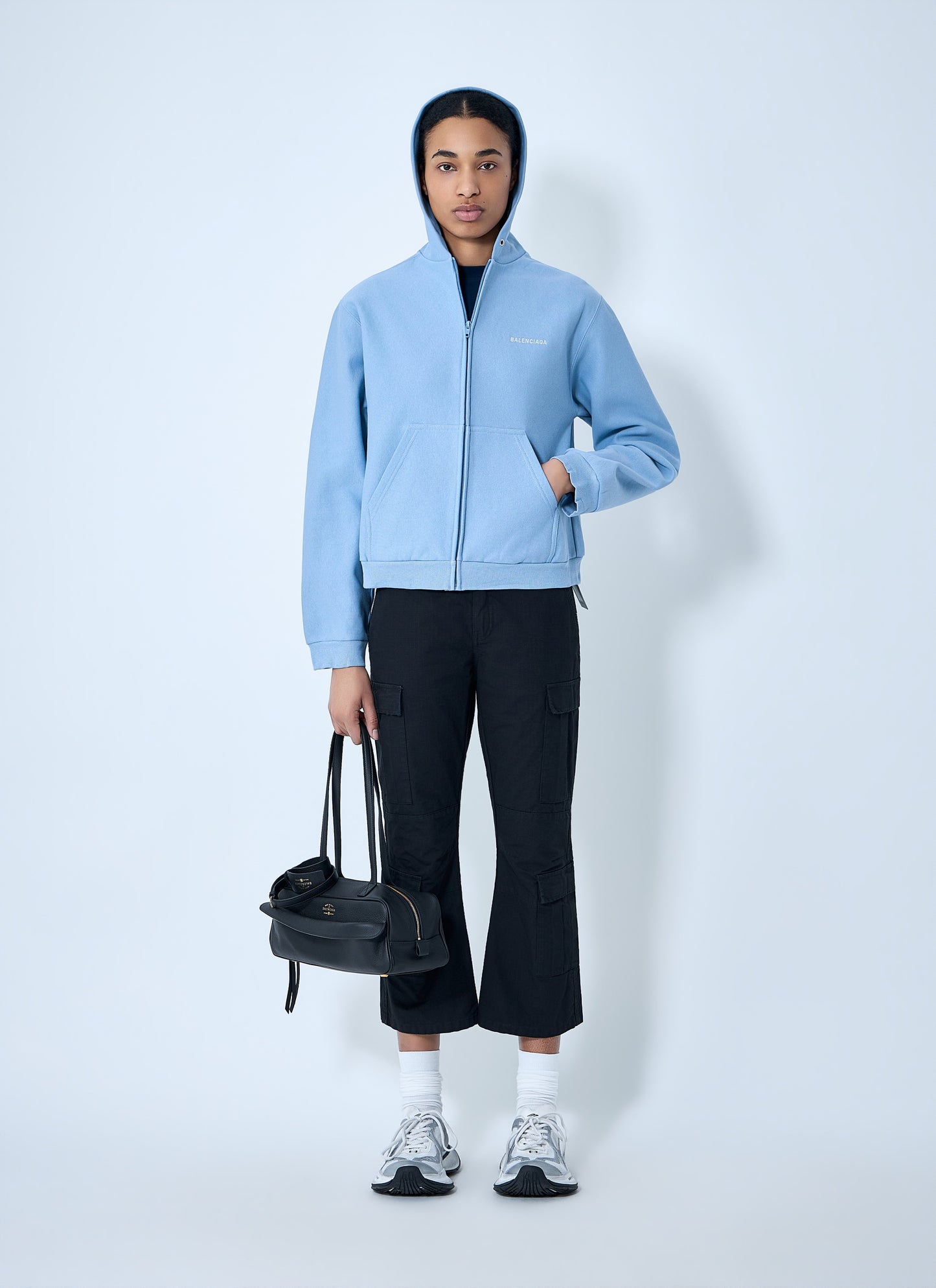 Balenciaga Women Zip-Up Hoodie BALENCIAGA