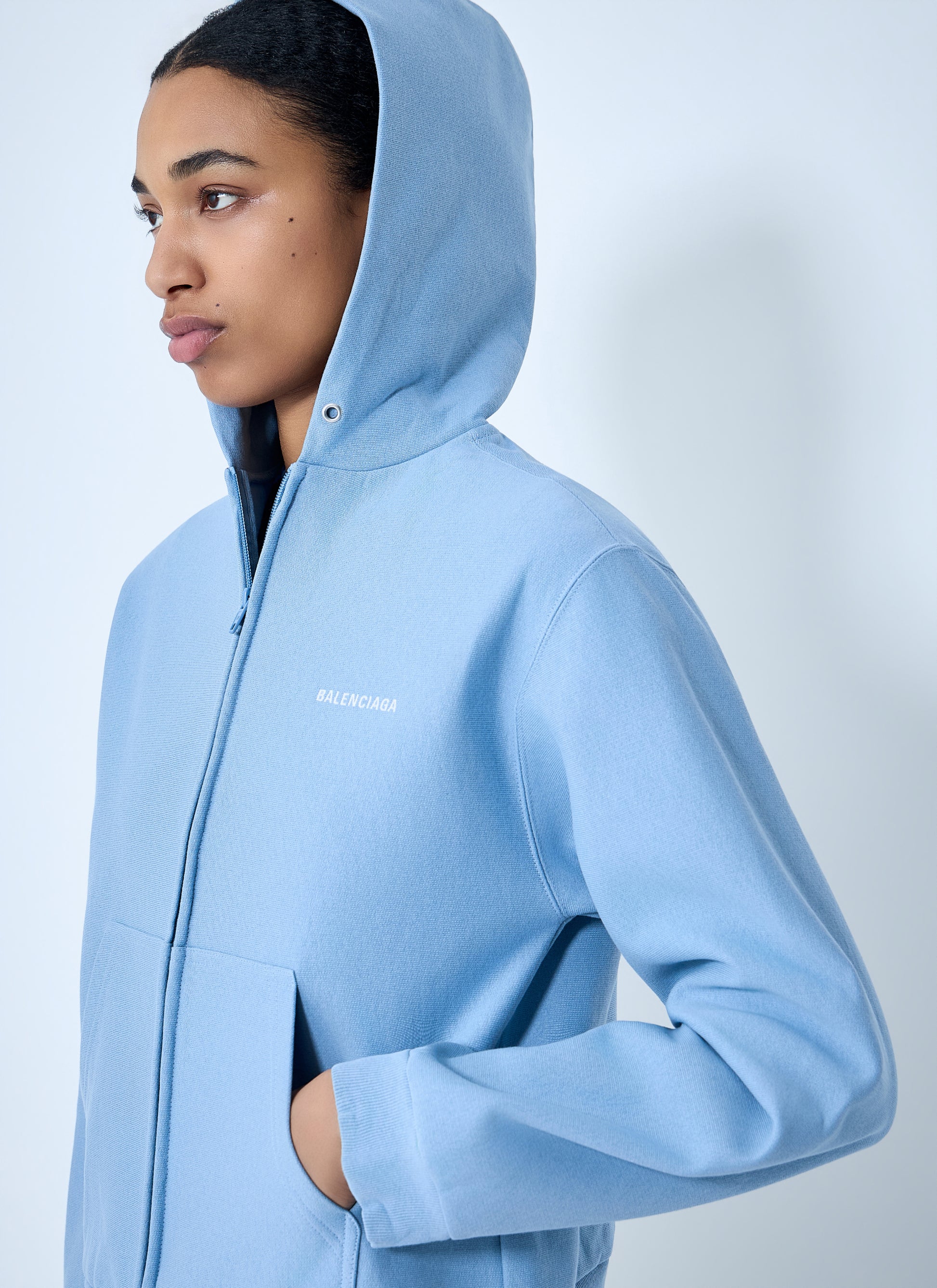 Balenciaga Women Zip-Up Hoodie BALENCIAGA