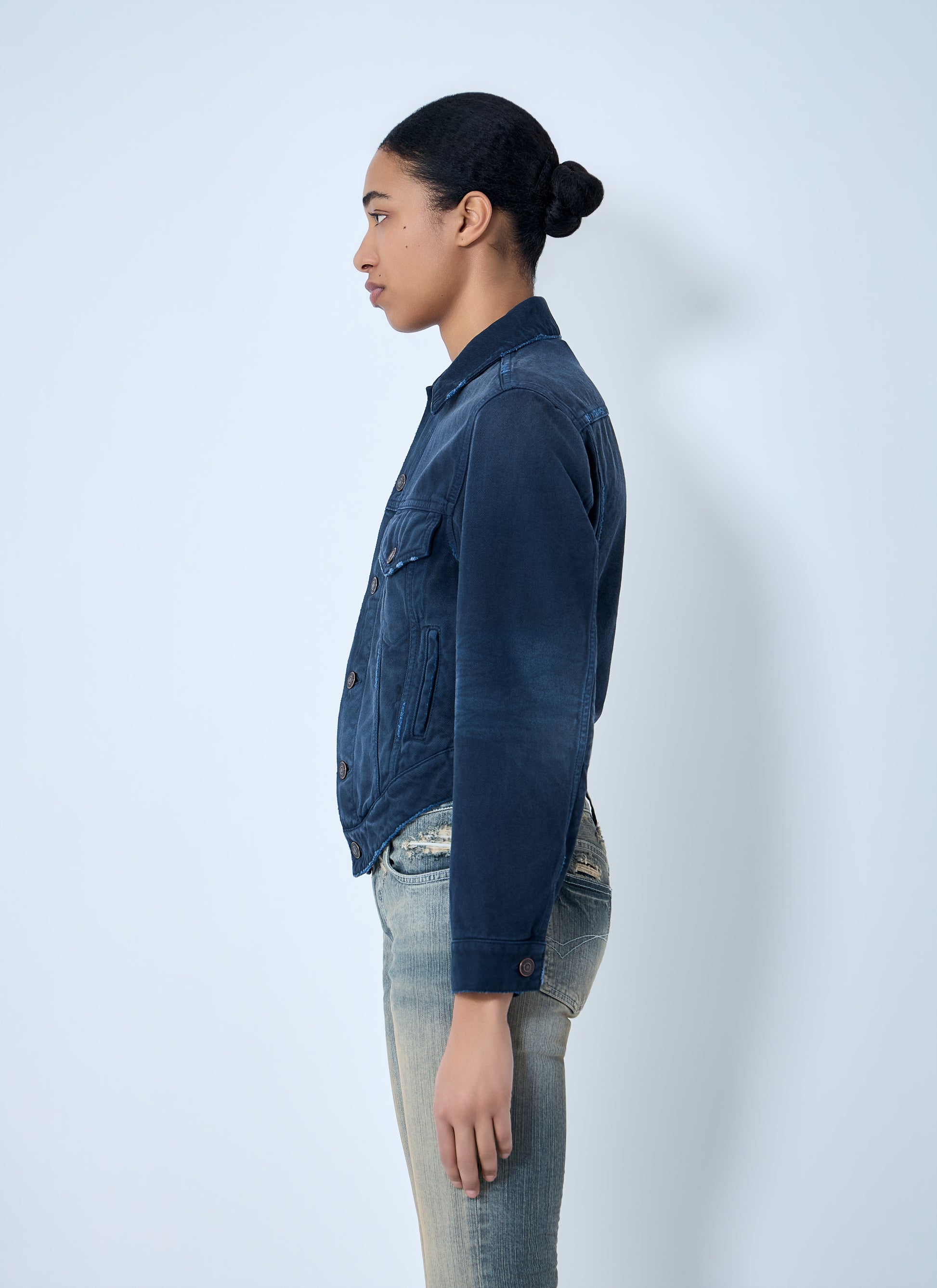 Balenciaga Women Curved Waistband Jacket BALENCIAGA