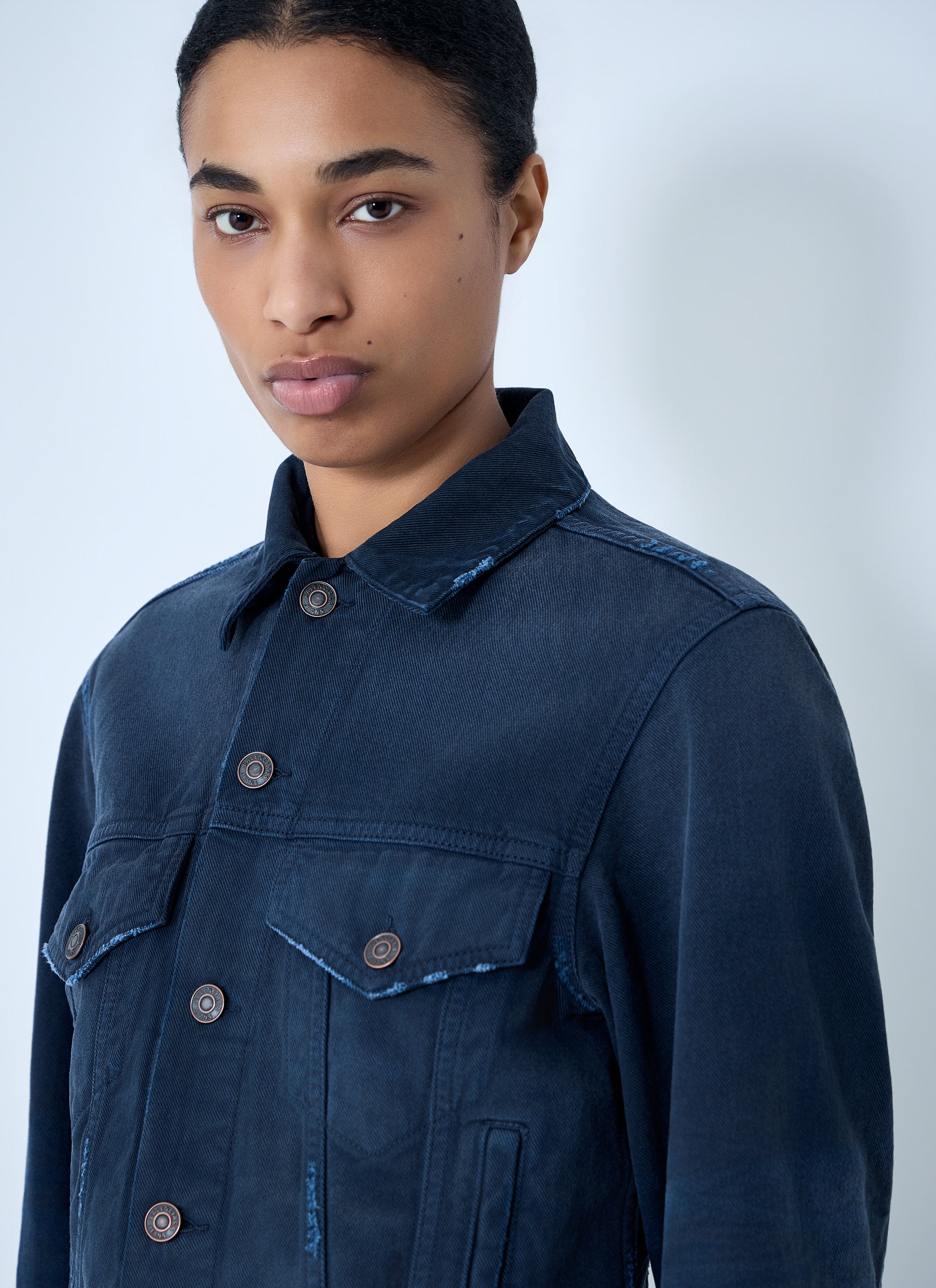 Balenciaga Women Curved Waistband Jacket BALENCIAGA