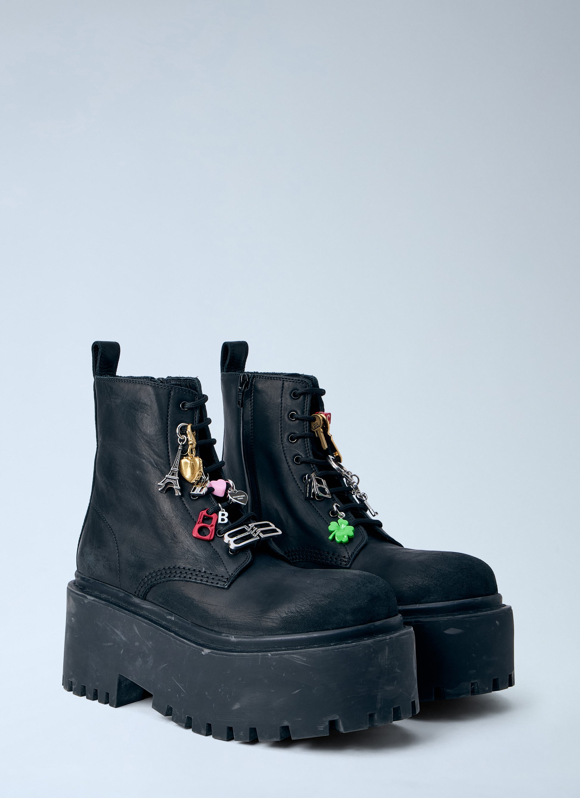 Balenciaga Women Charm-Detail Platform Boots BALENCIAGA
