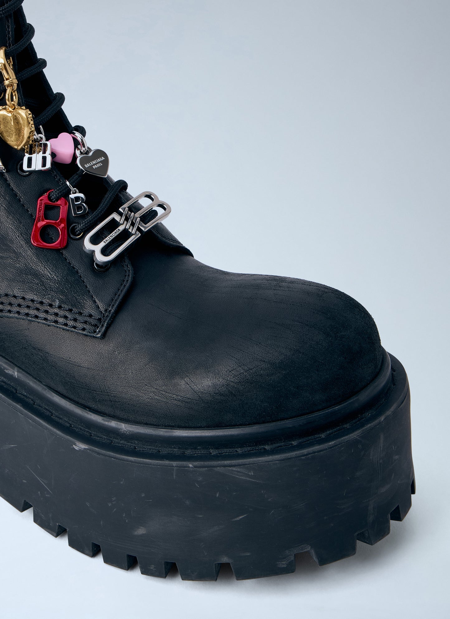 Balenciaga Women Charm-Detail Platform Boots BALENCIAGA