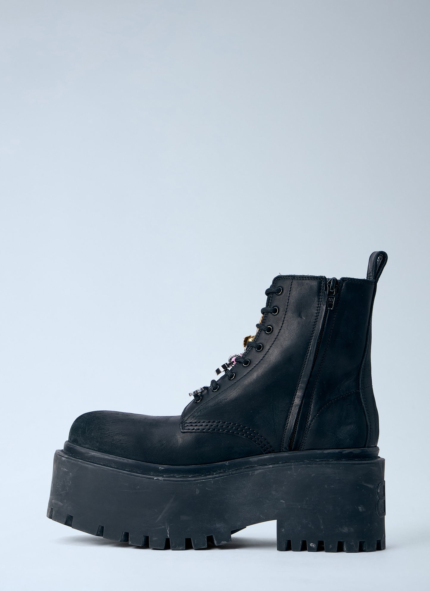 Balenciaga Women Charm-Detail Platform Boots BALENCIAGA