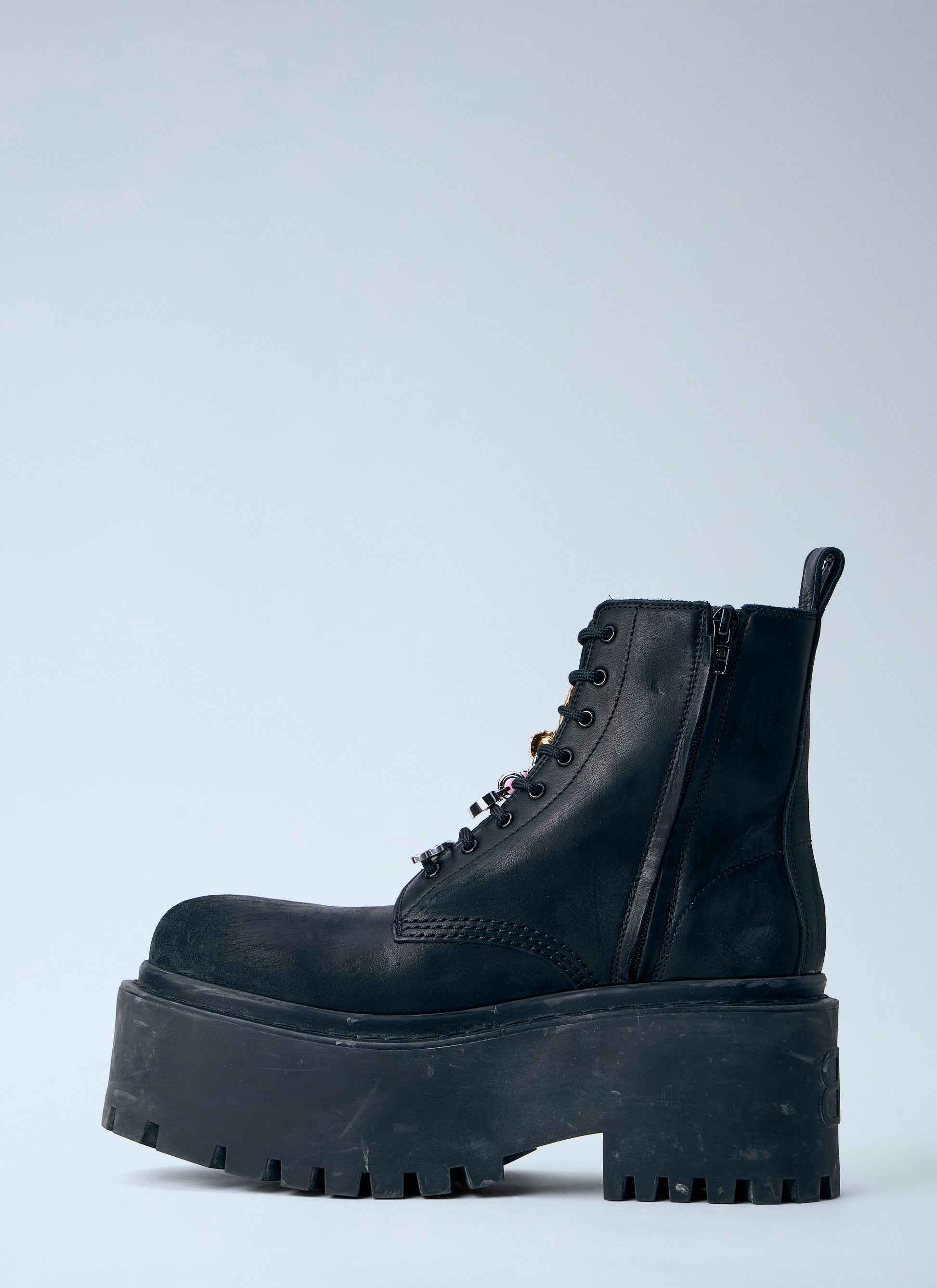 Balenciaga Women Charm-Detail Platform Boots BALENCIAGA