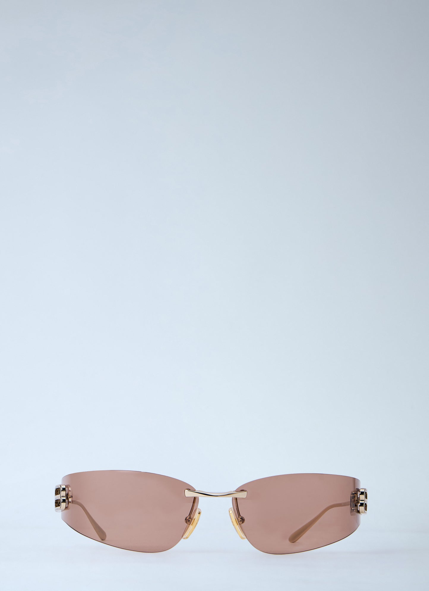 Balenciaga Women Gossip Rimless Logo Sunglasses BALENCIAGA