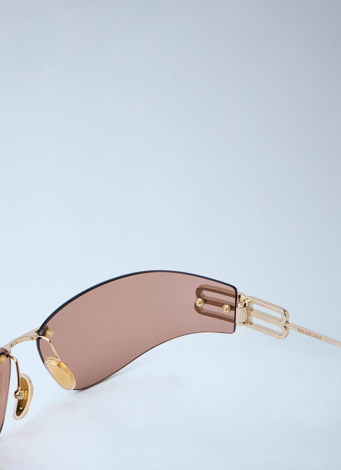 Balenciaga Women Gossip Rimless Logo Sunglasses BALENCIAGA