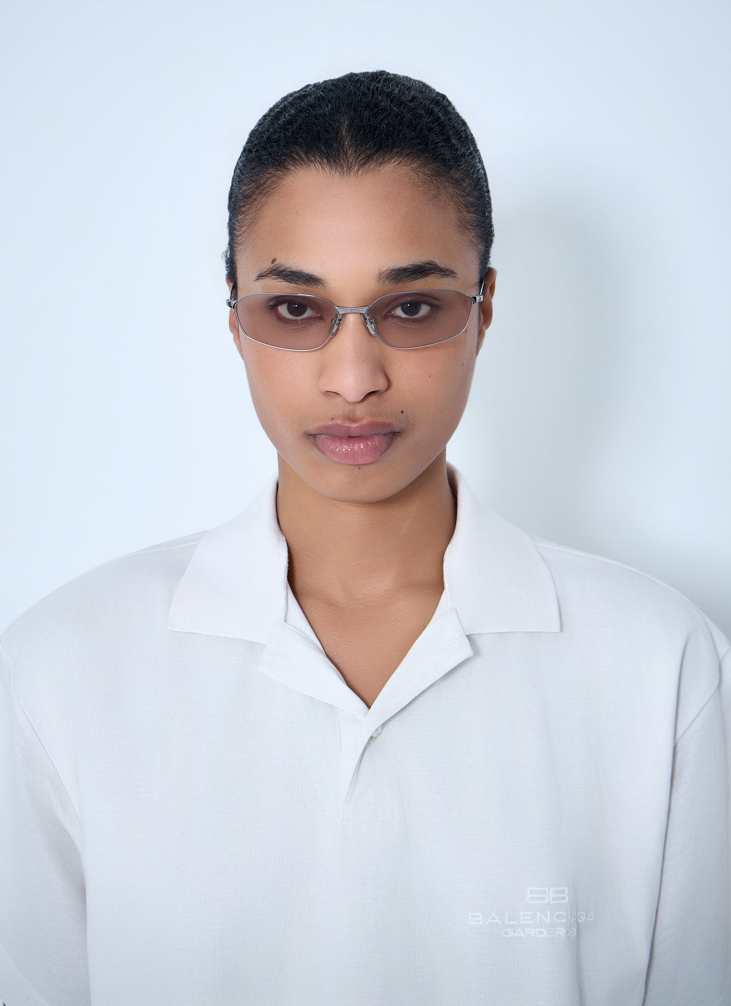 Balenciaga Women Invisible Oval Sunglasses BALENCIAGA