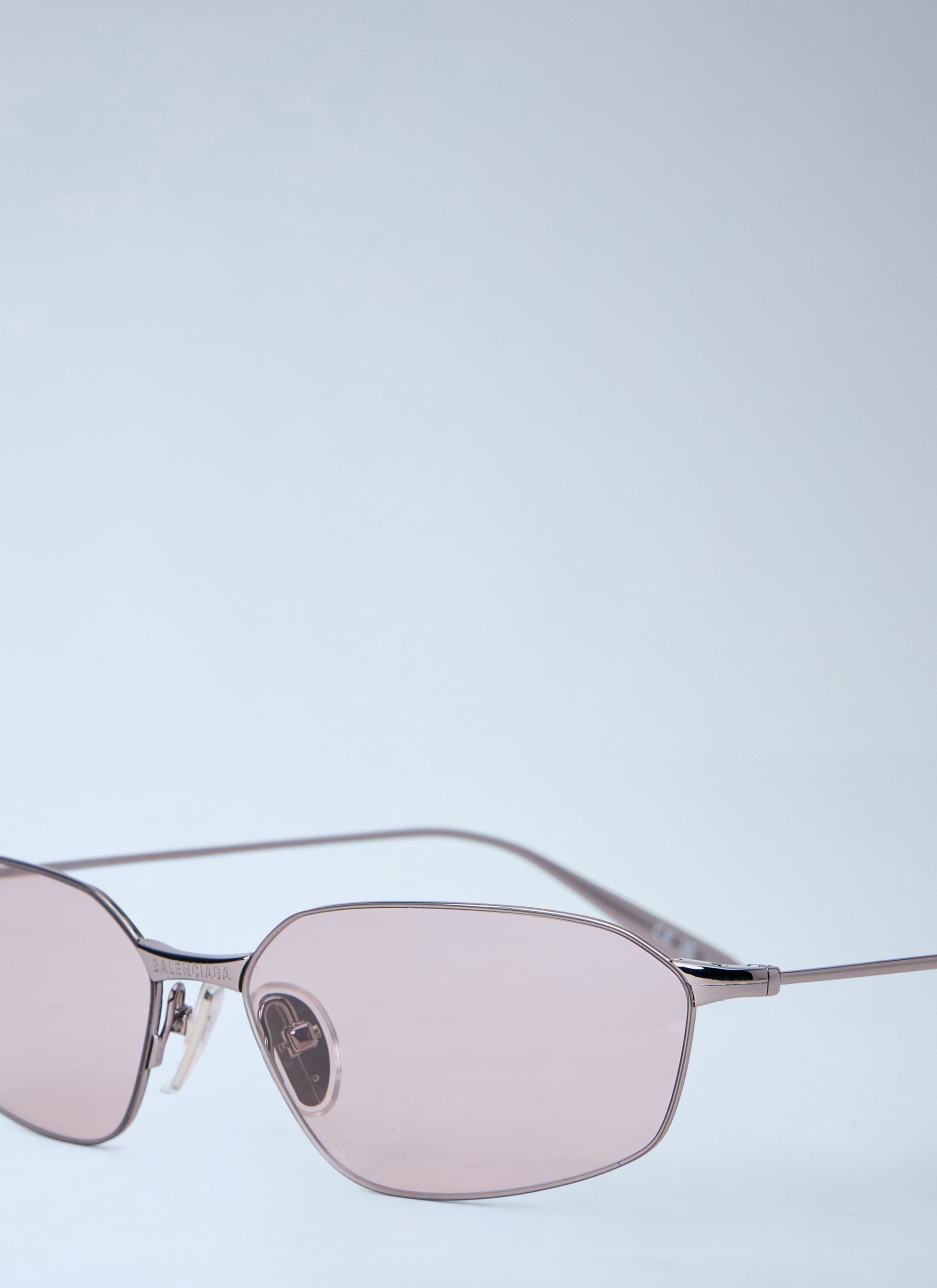 Balenciaga Women Invisible Oval Sunglasses BALENCIAGA