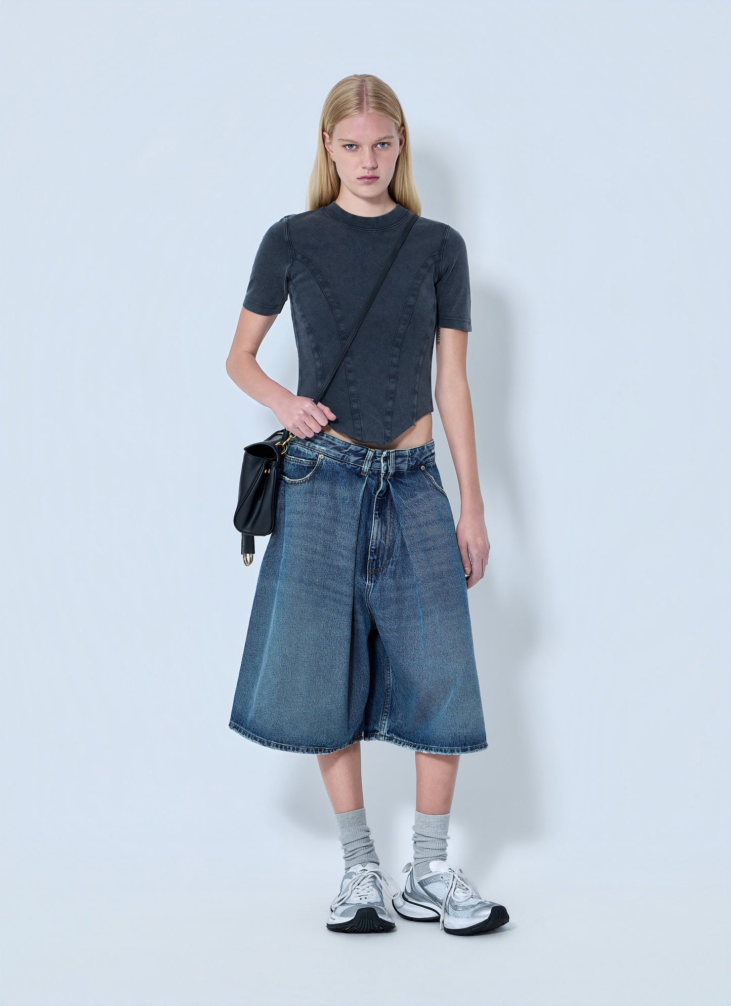 Balenciaga Women Cotton Jersey T-Shirt BALENCIAGA