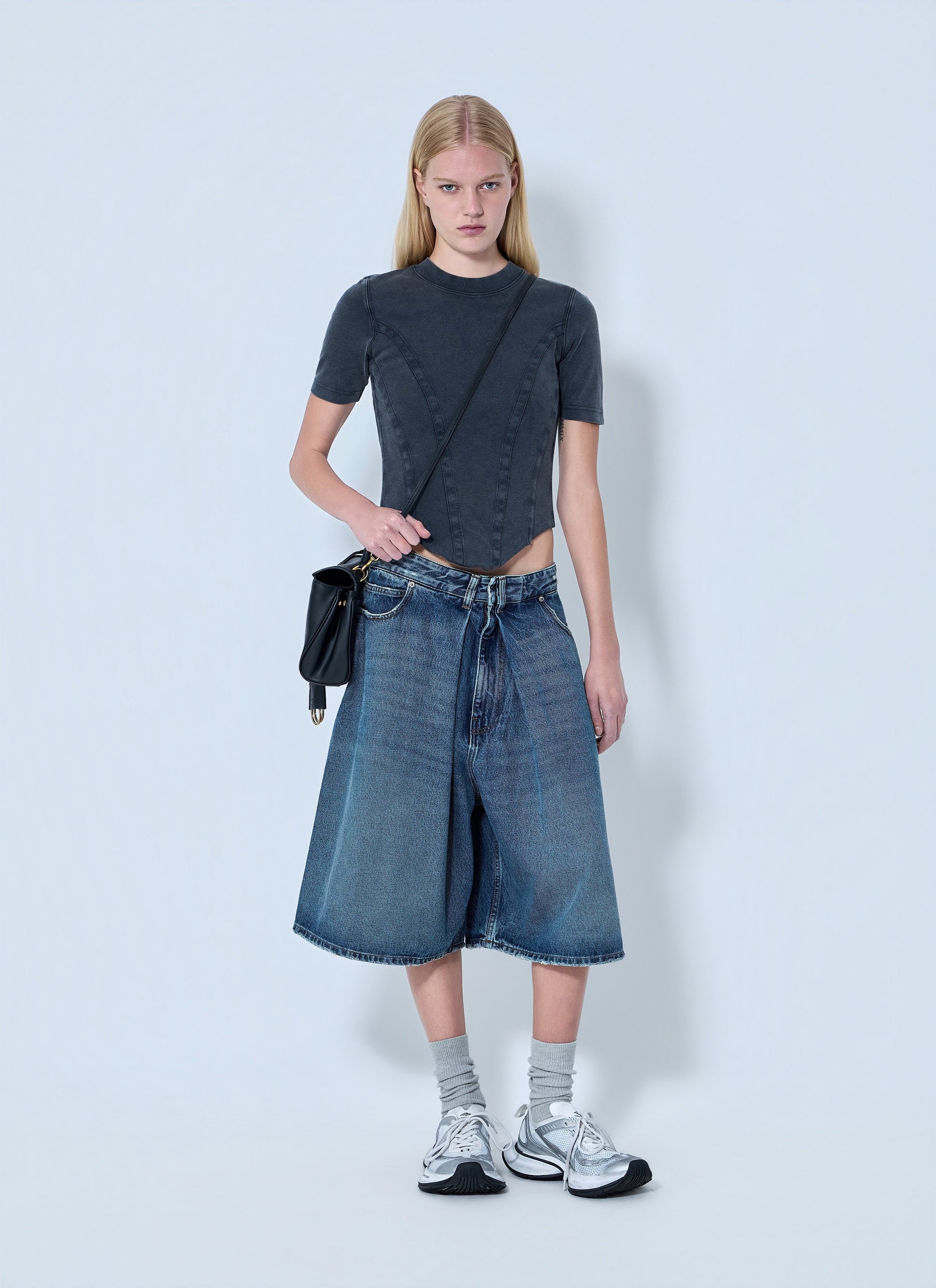 Balenciaga Women Cotton Jersey T-Shirt BALENCIAGA