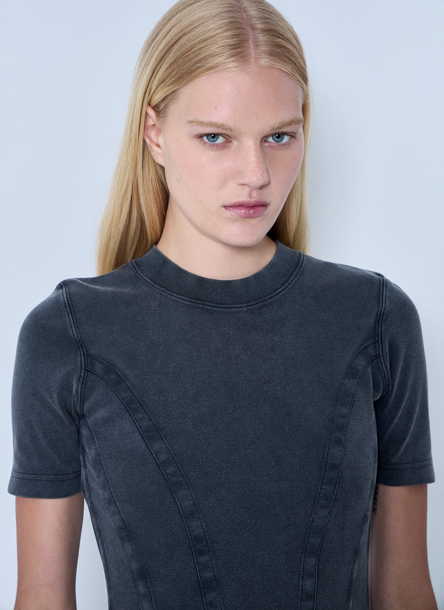 Balenciaga Women Cotton Jersey T-Shirt BALENCIAGA