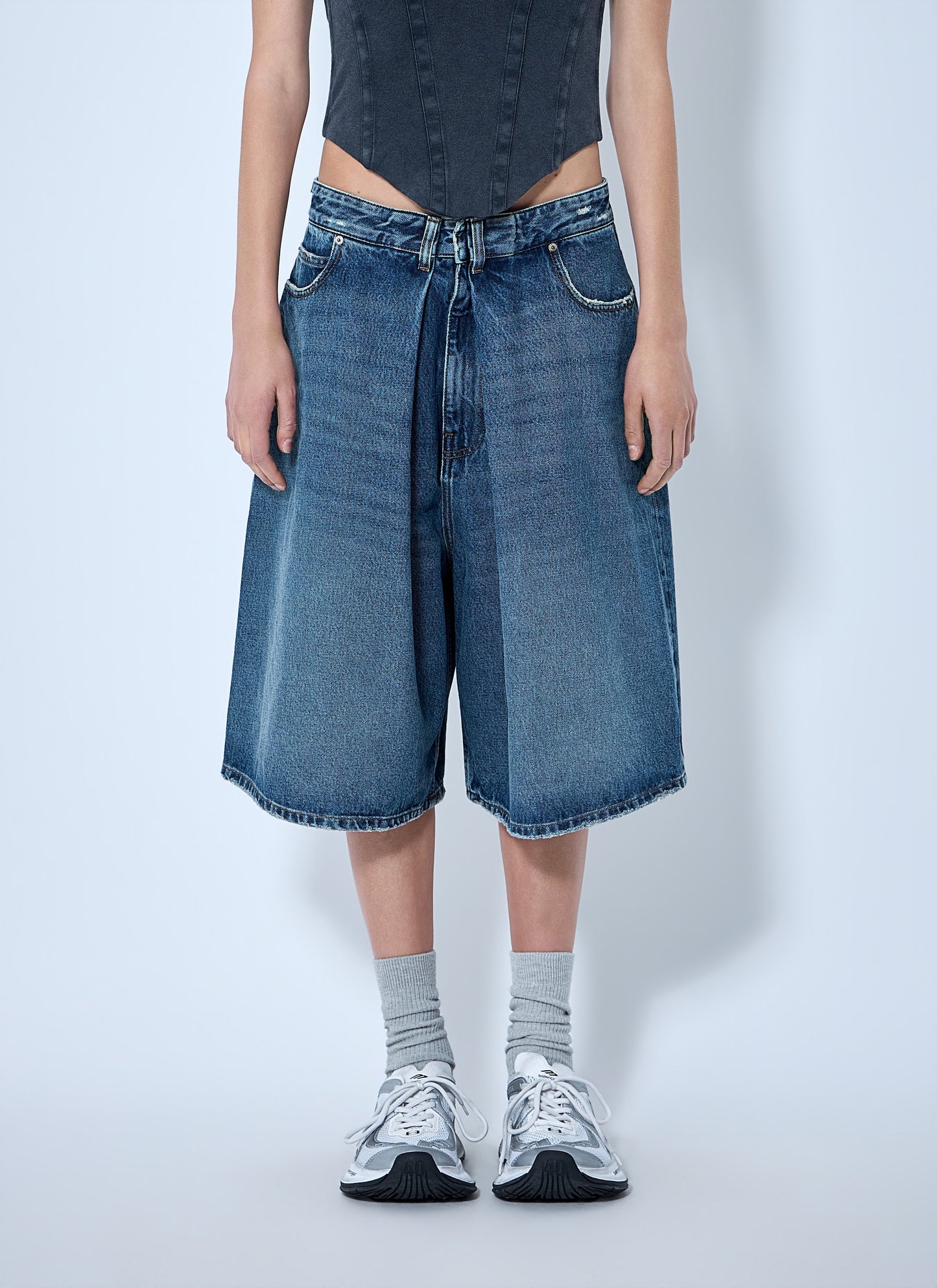Balenciaga Women Folded Shorts BALENCIAGA