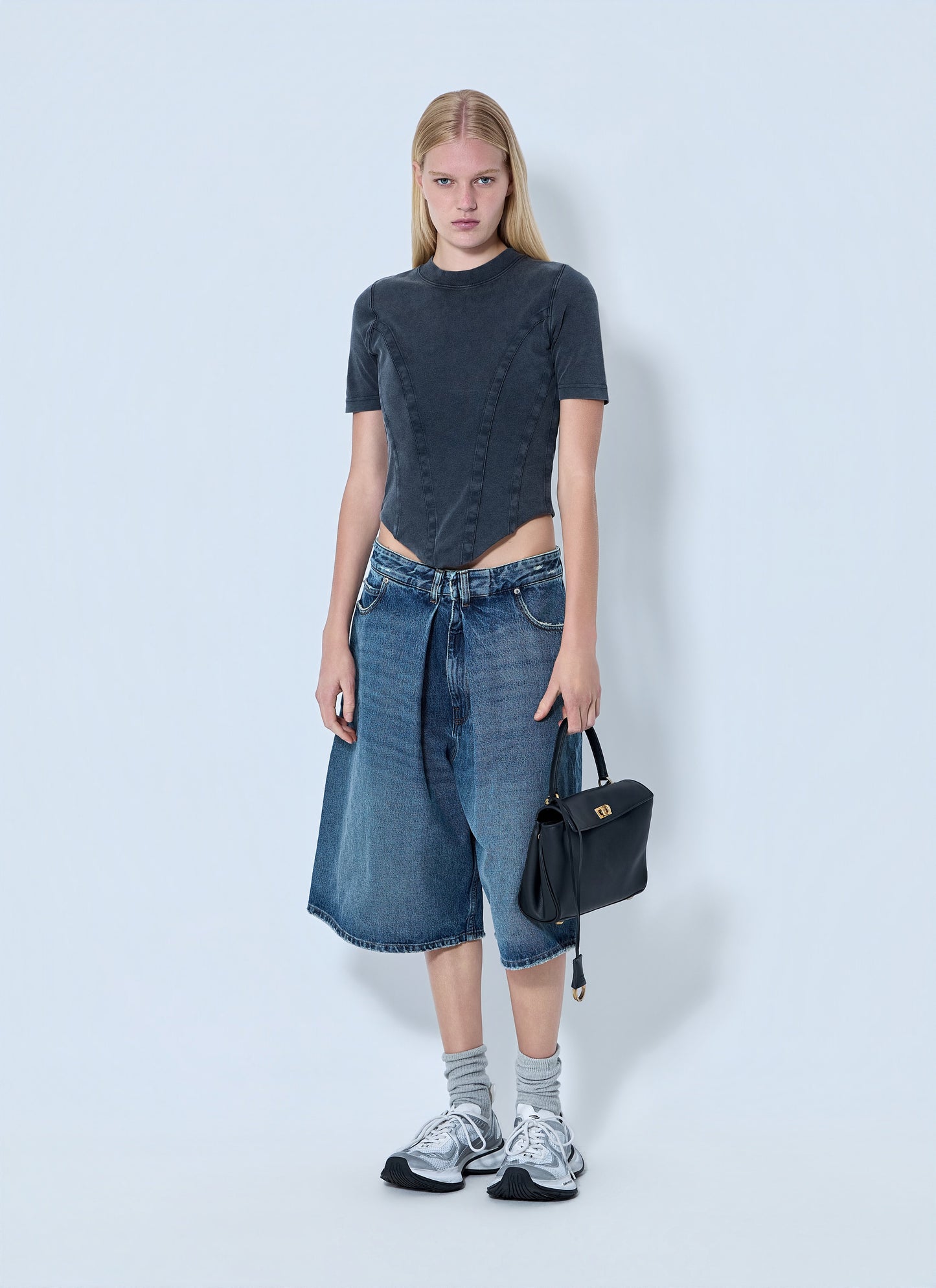 Balenciaga Women Folded Shorts BALENCIAGA