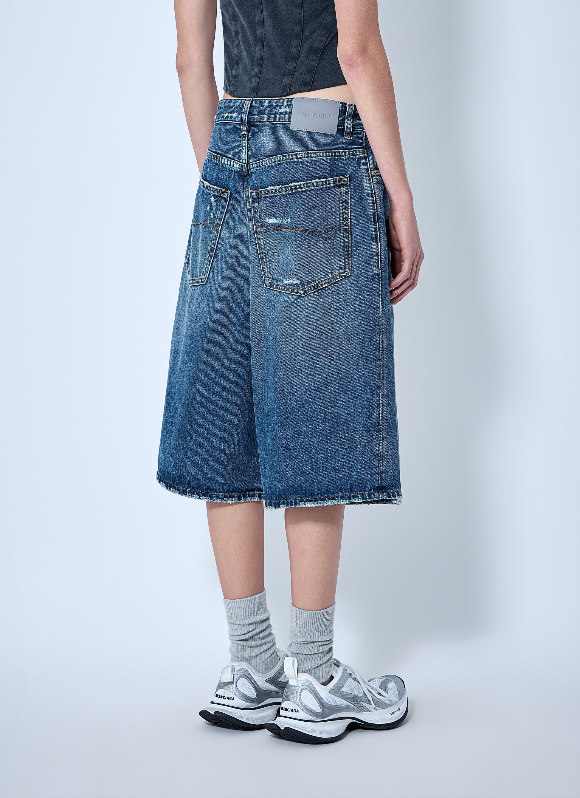 Balenciaga Women Folded Shorts BALENCIAGA