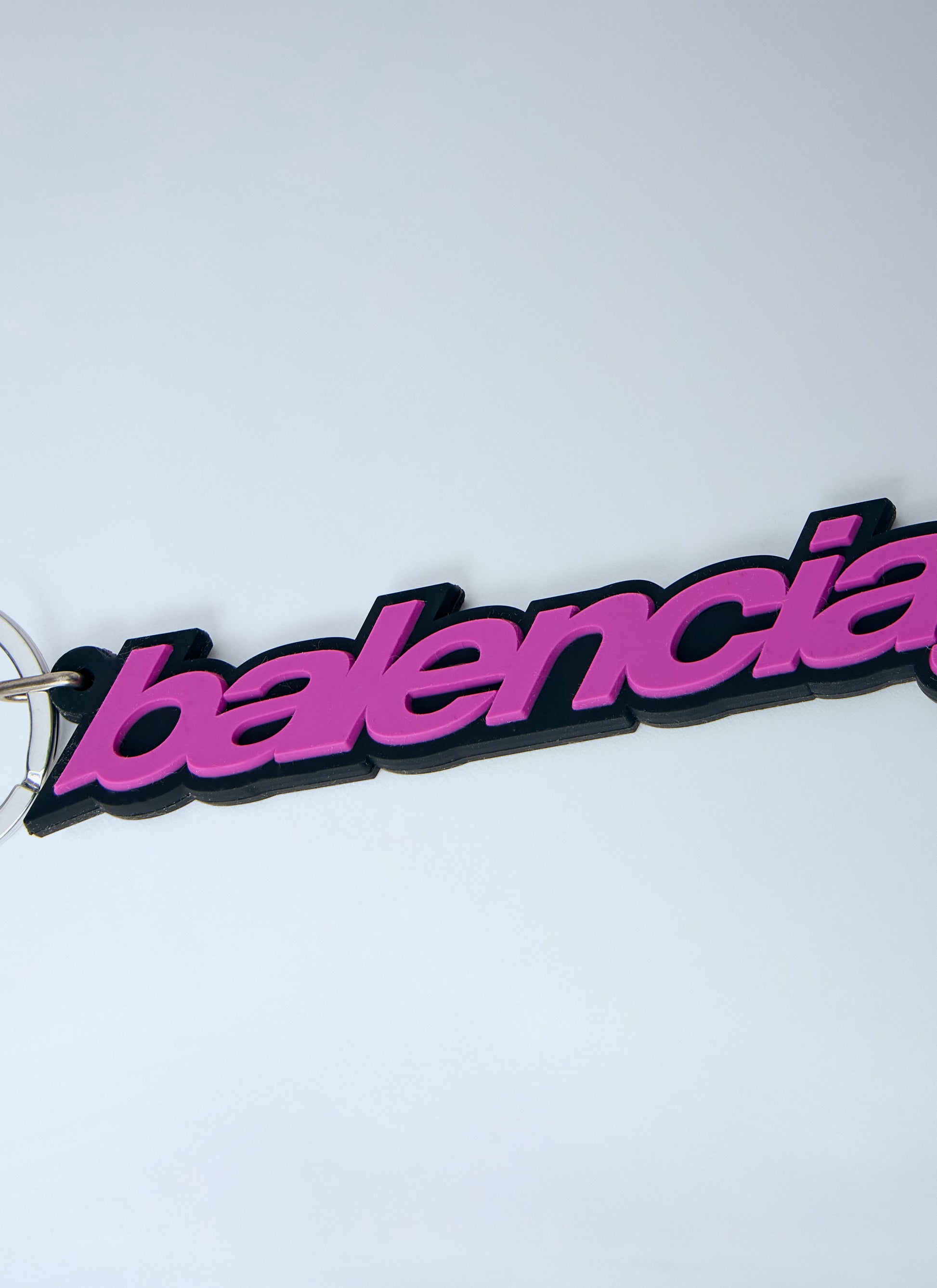 Balenciaga Women Biker Logo Keychain BALENCIAGA