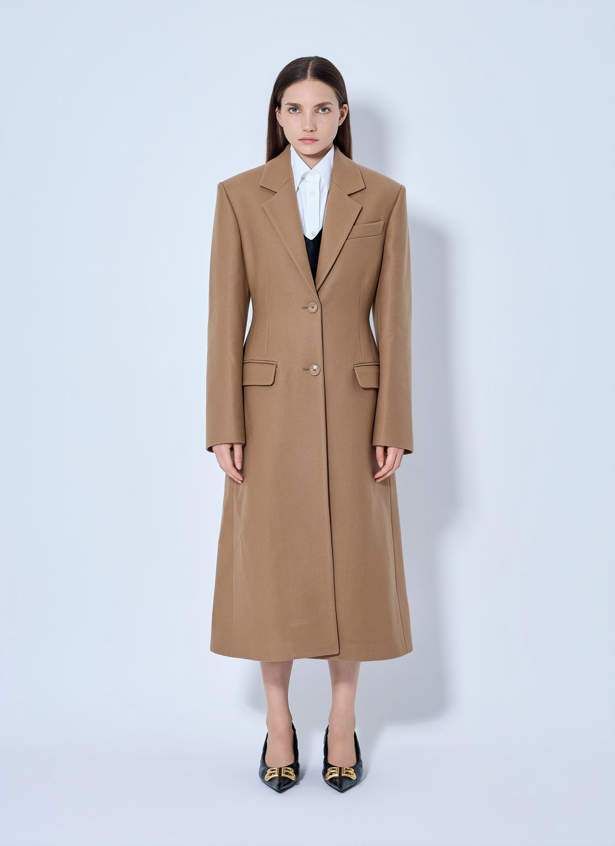 Balenciaga Women Single-Breasted Coat BALENCIAGA
