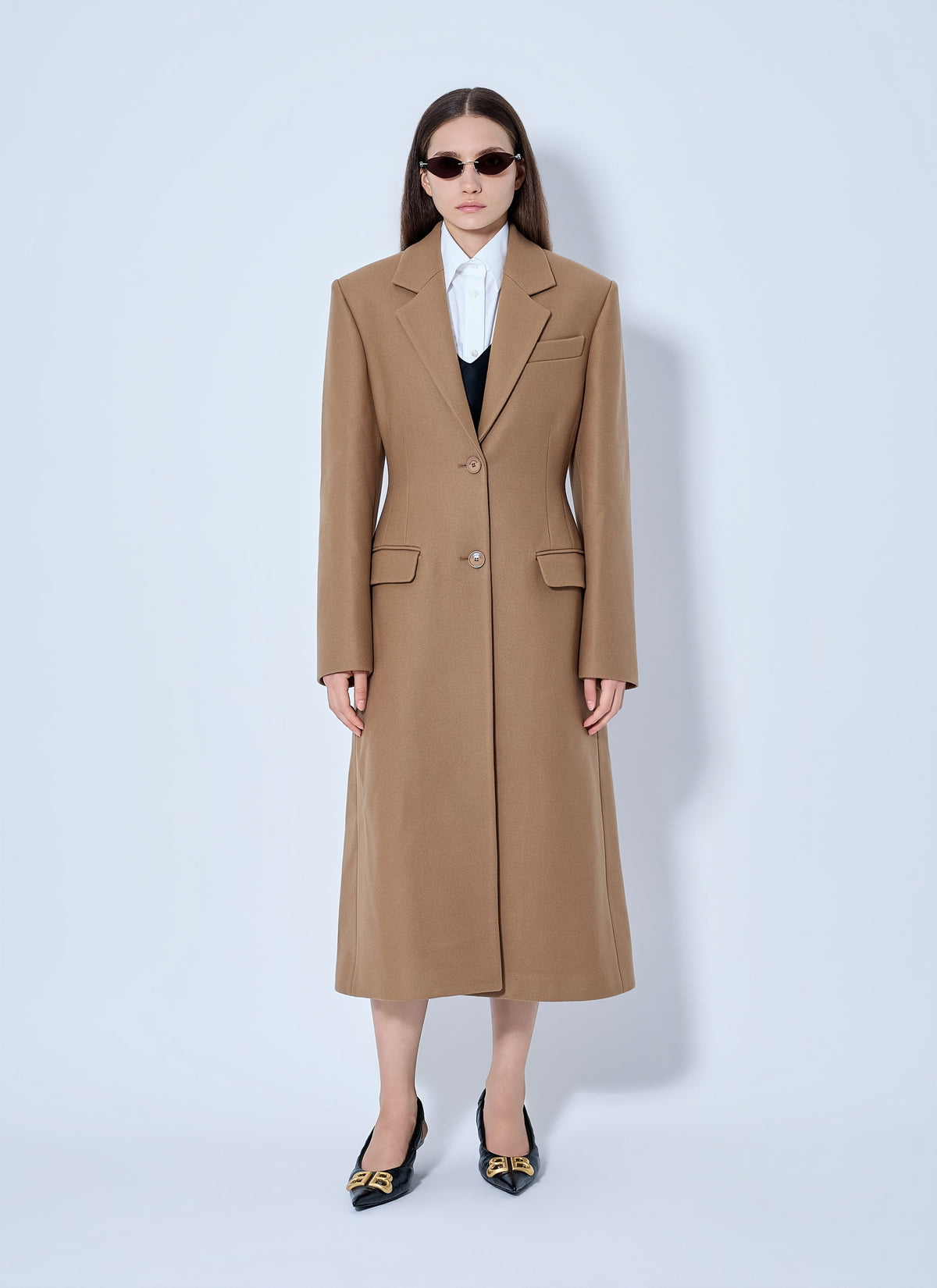 Balenciaga Women Single-Breasted Coat BALENCIAGA