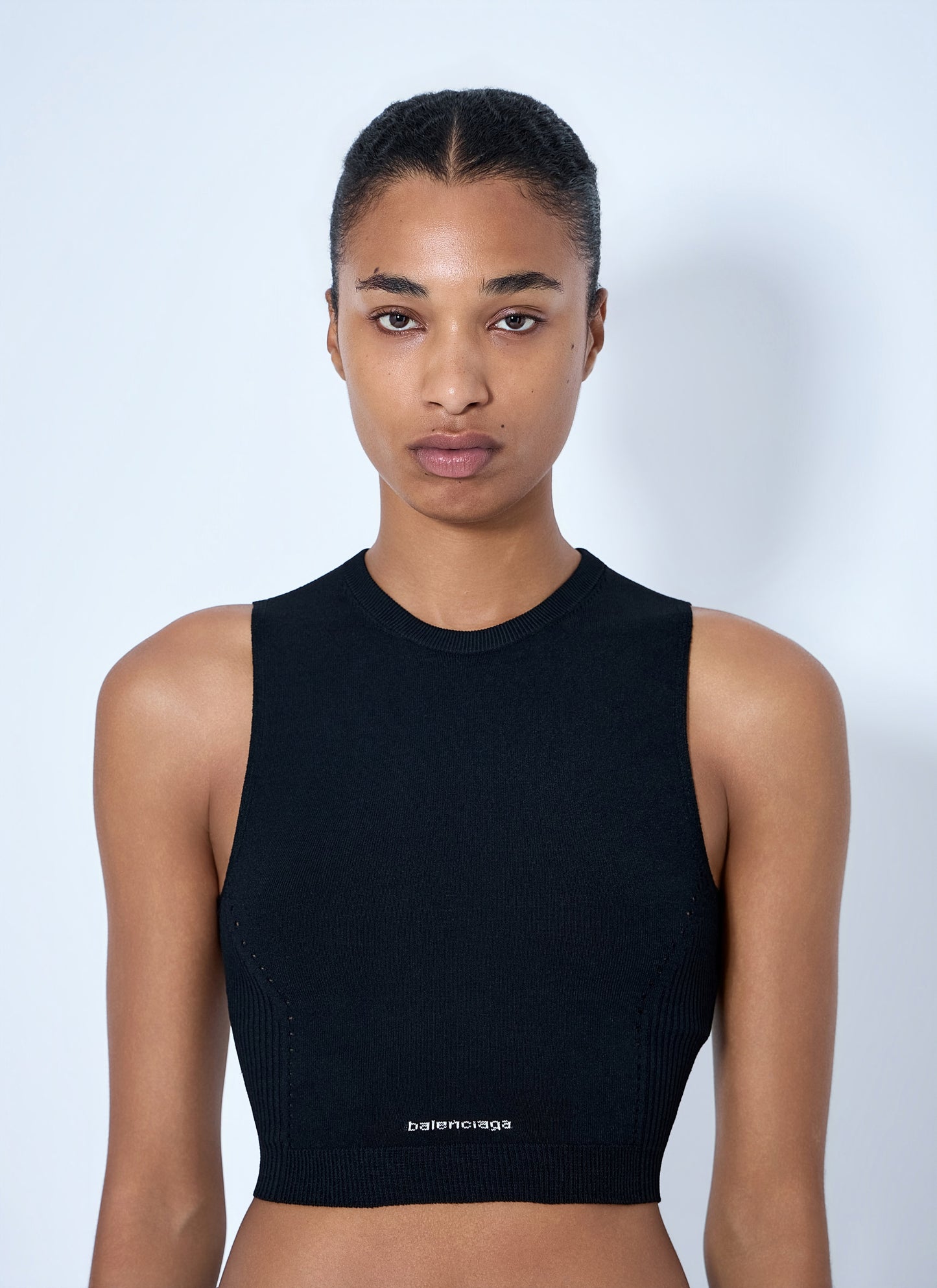 Balenciaga Women Fitted Cut Top BALENCIAGA