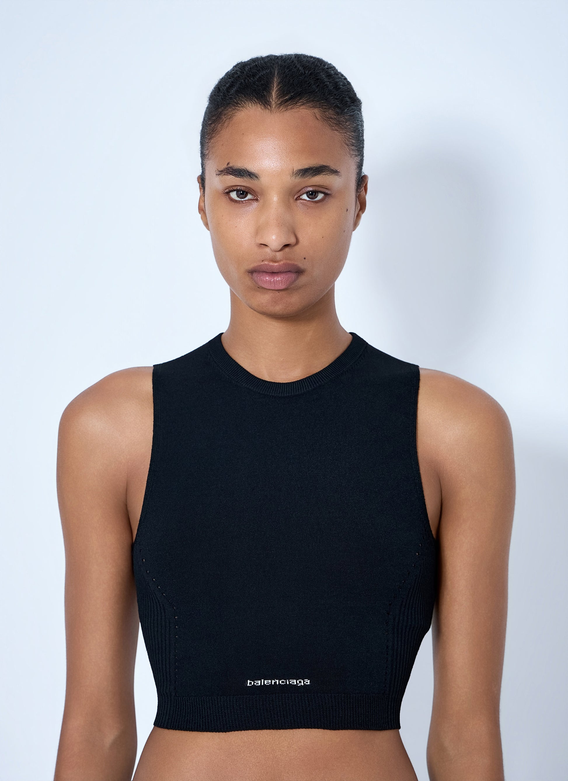 Balenciaga Women Fitted Cut Top BALENCIAGA
