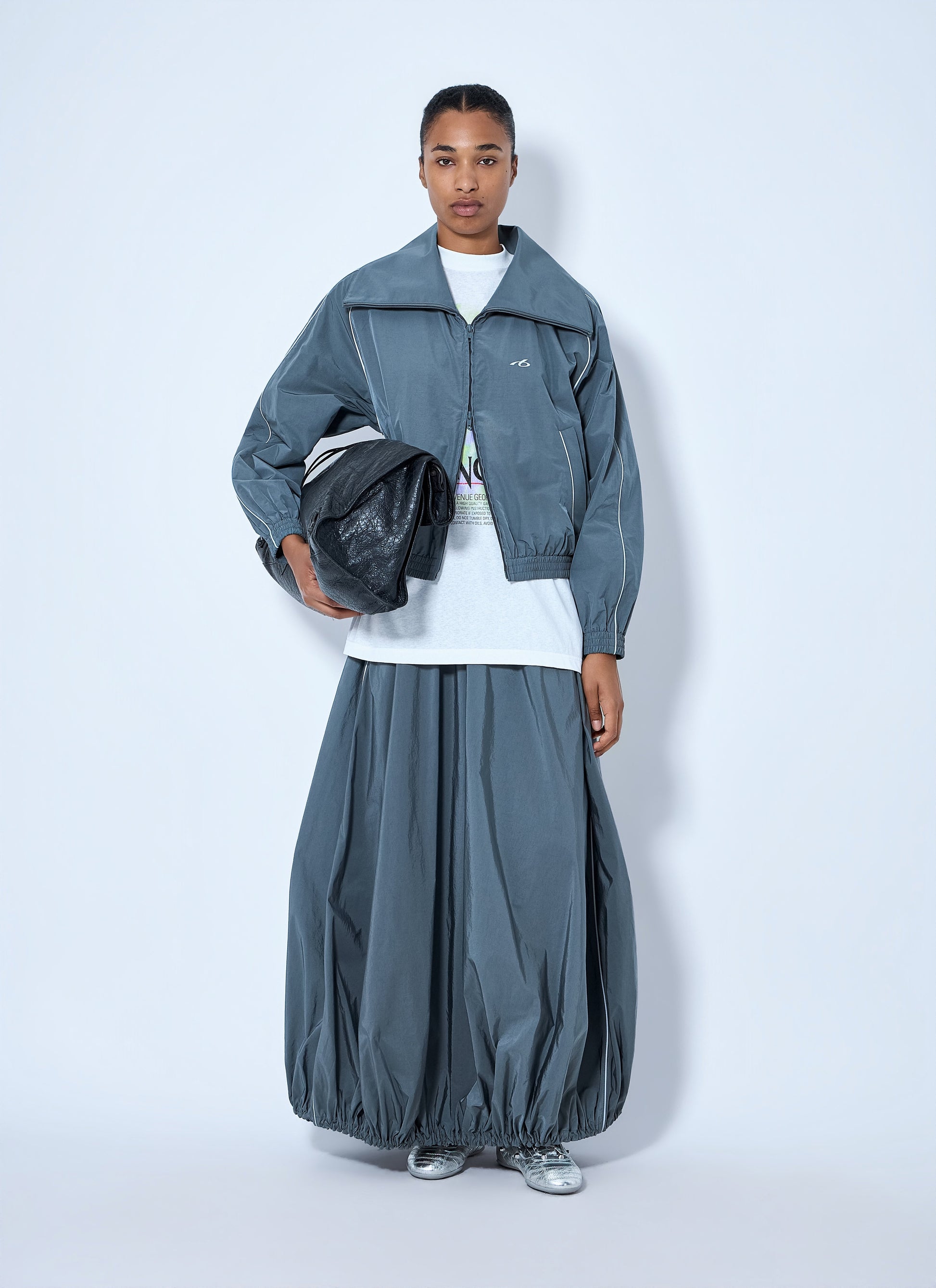 Balenciaga Women Balloon Tracksuit Maxi Skirt BALENCIAGA
