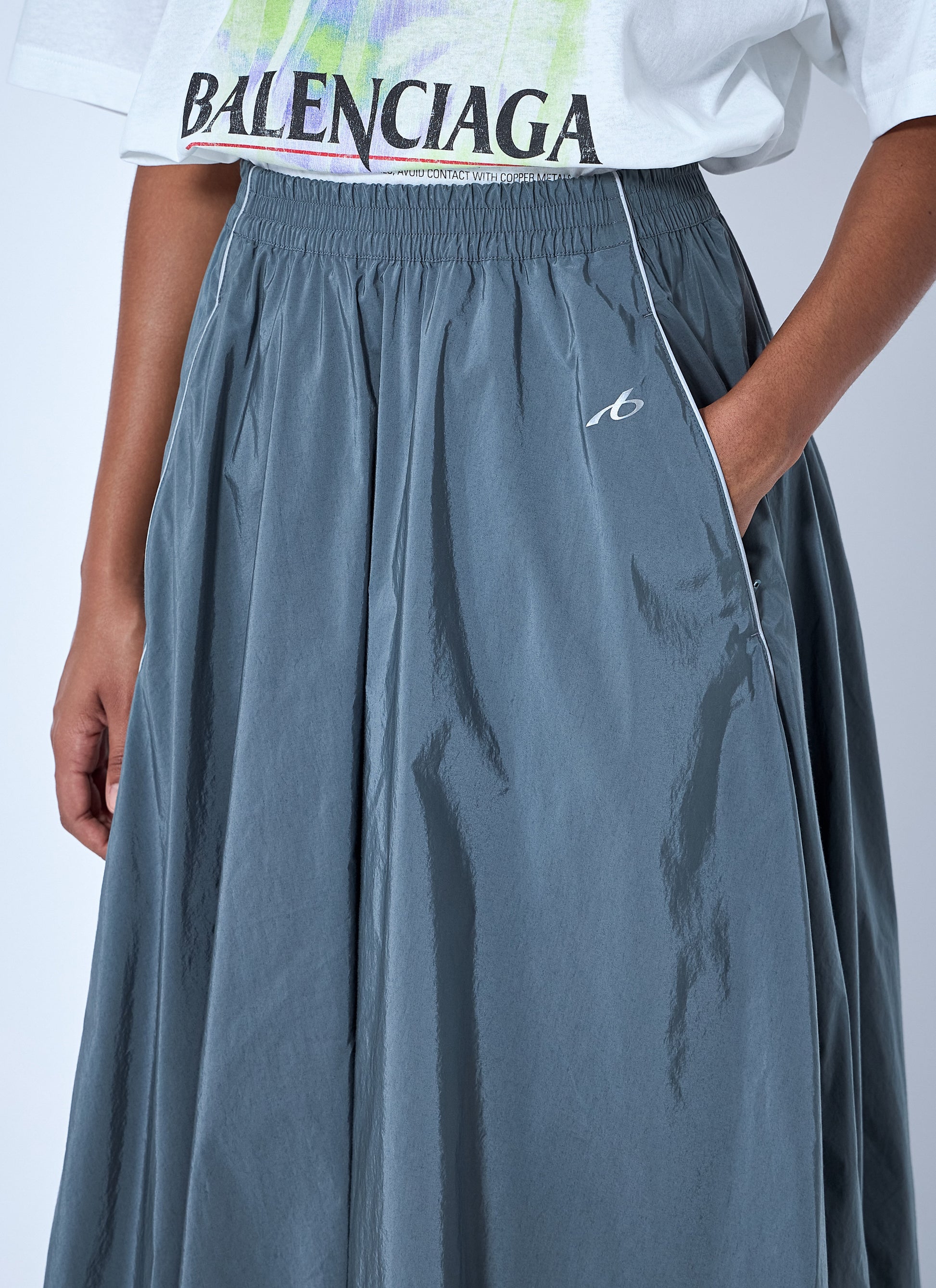 Balenciaga Women Balloon Tracksuit Maxi Skirt BALENCIAGA