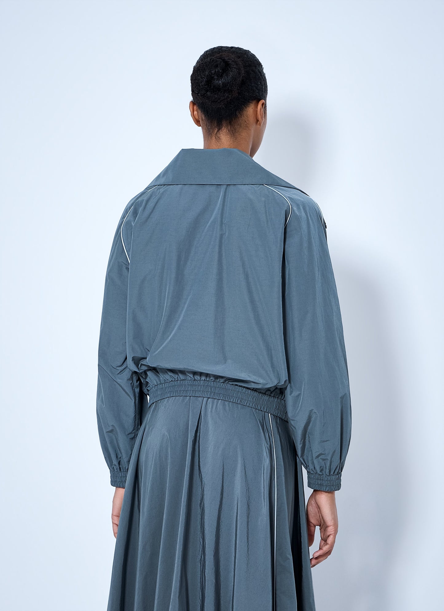 Balenciaga Women High Collar Tracksuit Jacket BALENCIAGA