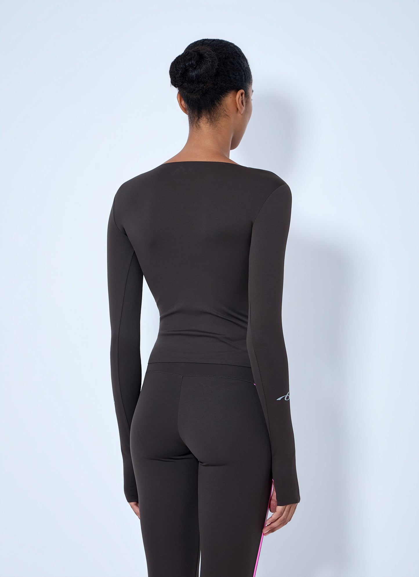 Balenciaga Women Long Sleeve Fitted Top BALENCIAGA