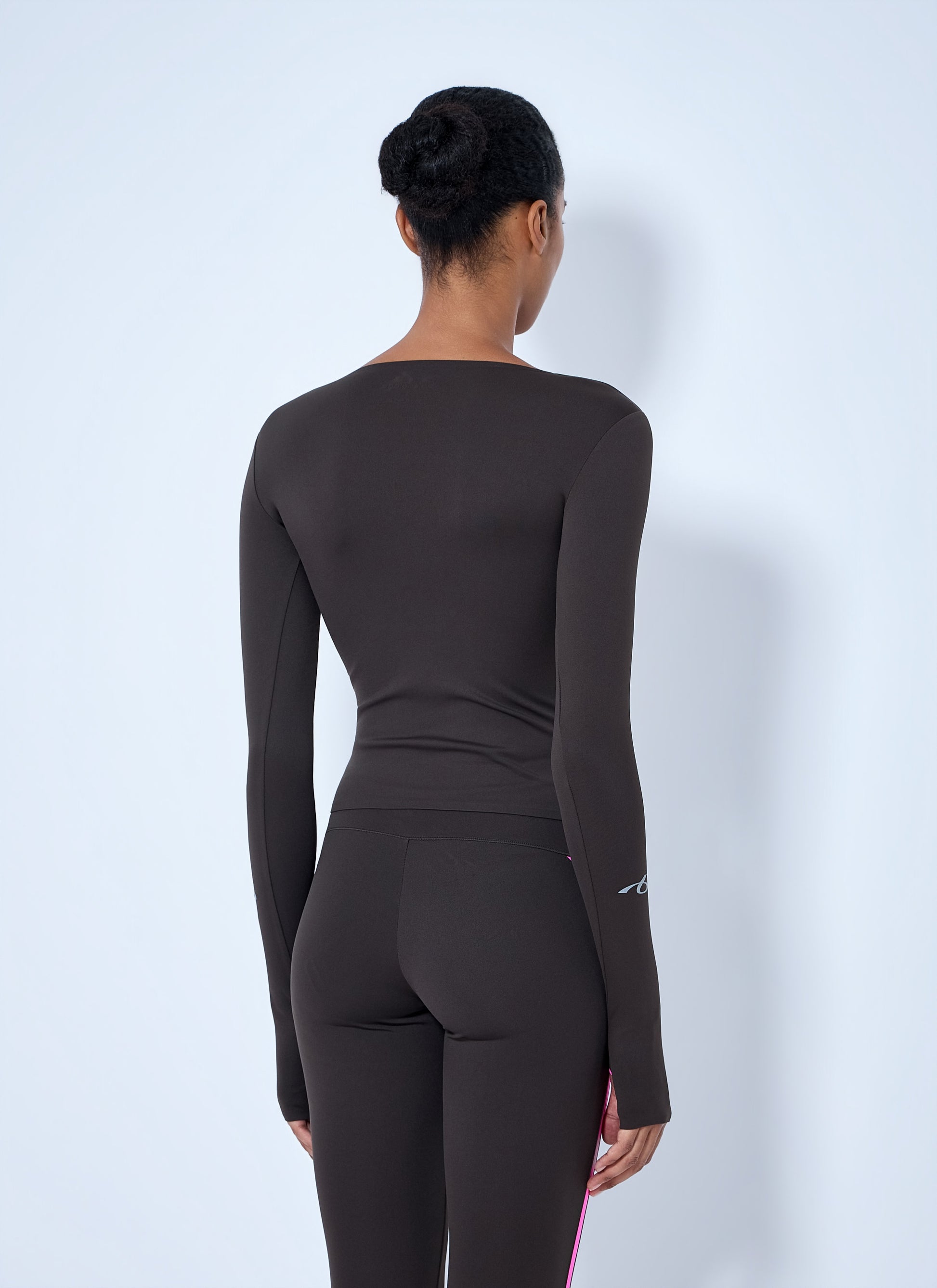 Balenciaga Women Long Sleeve Fitted Top BALENCIAGA