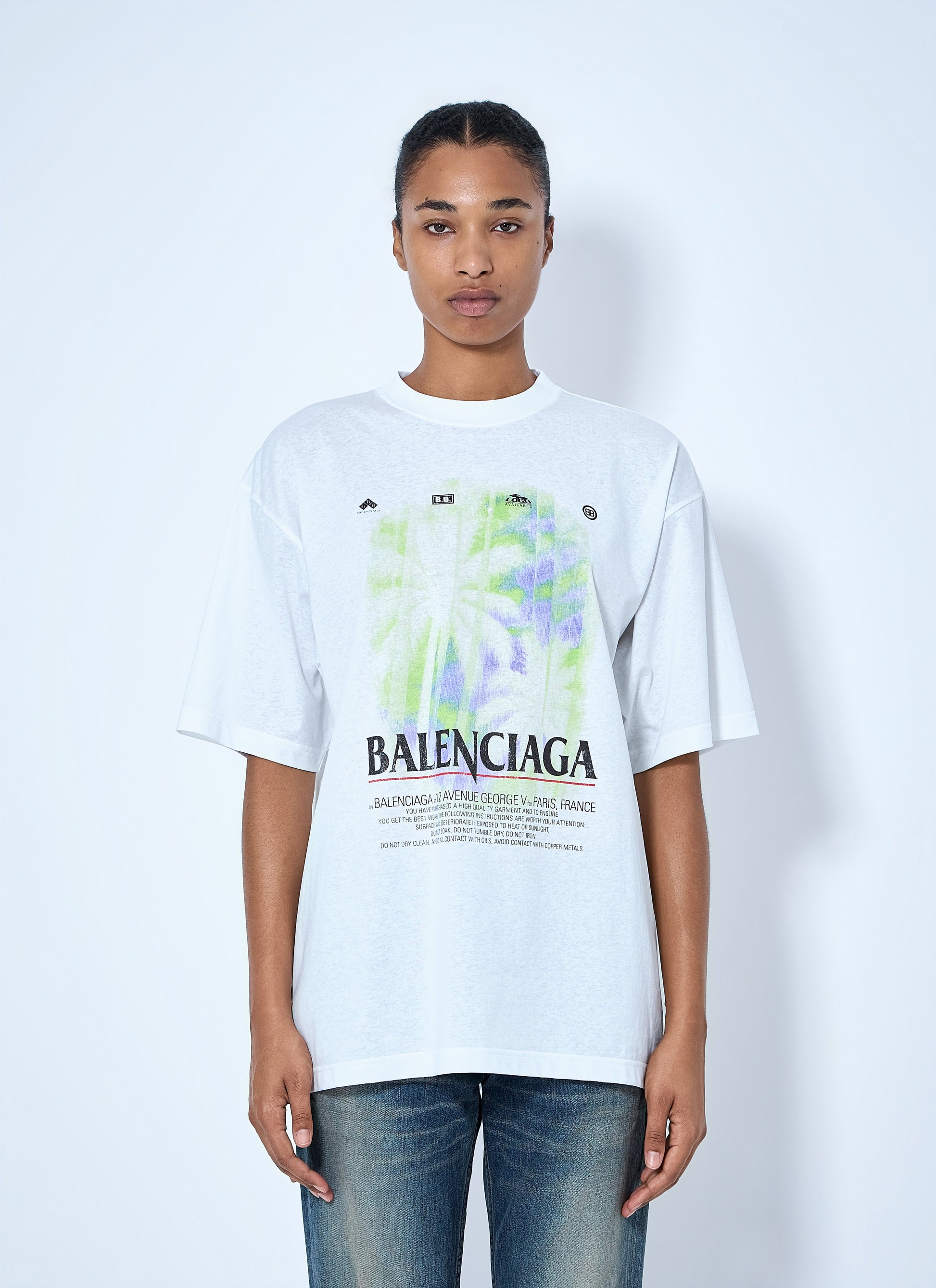 Balenciaga Women The Window T-Shirt BALENCIAGA