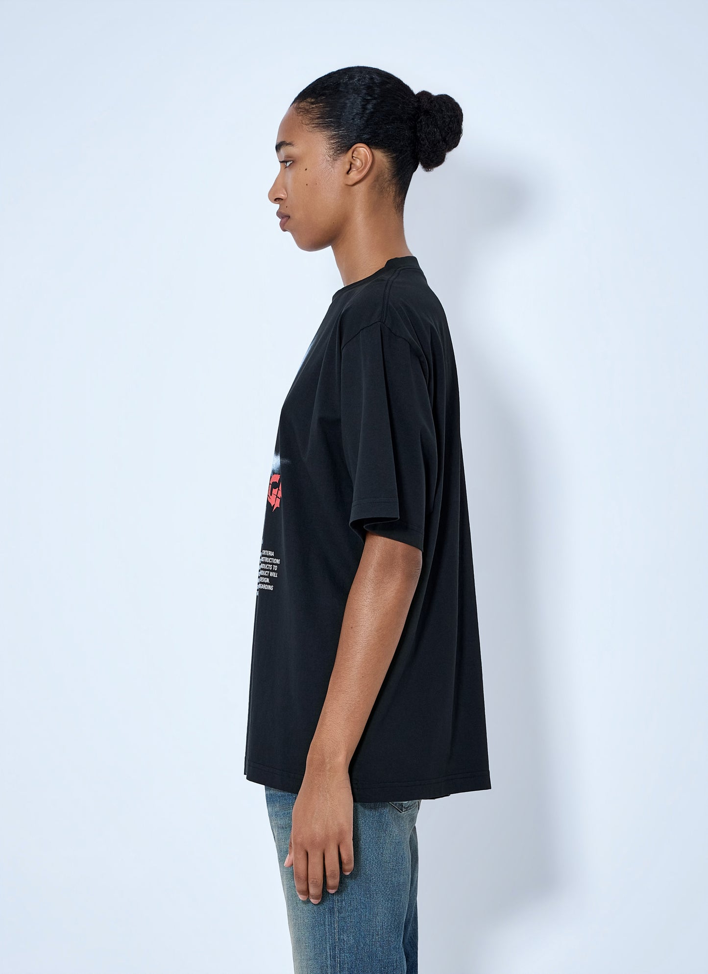 Balenciaga Women The Door Oversized T-Shirt BALENCIAGA