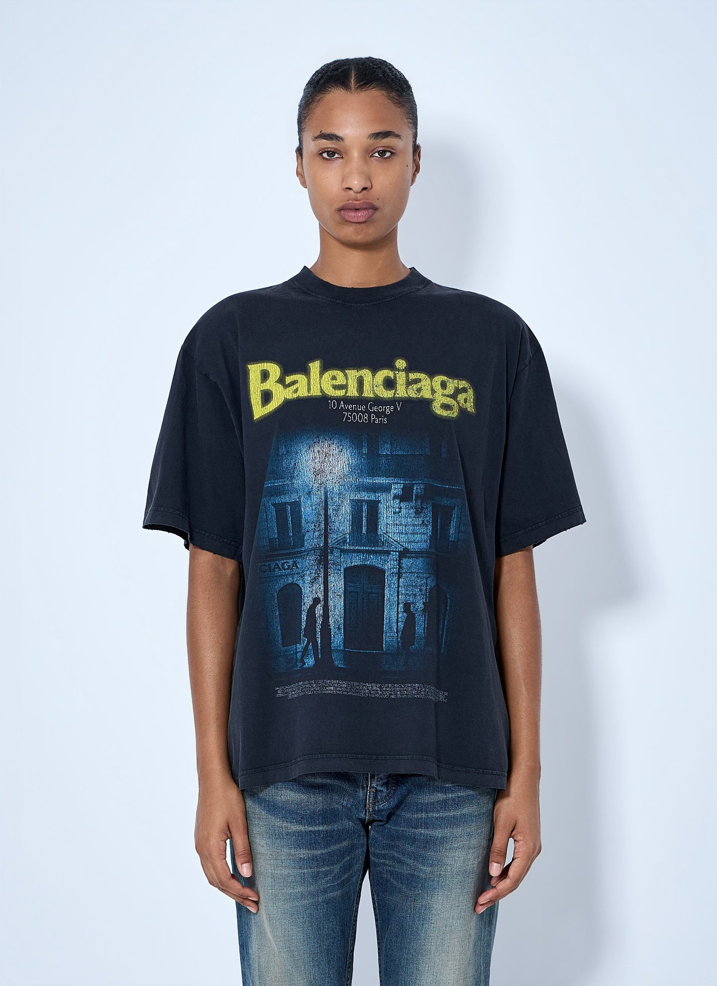 Balenciaga Women The Address Medium Fit T-Shirt BALENCIAGA