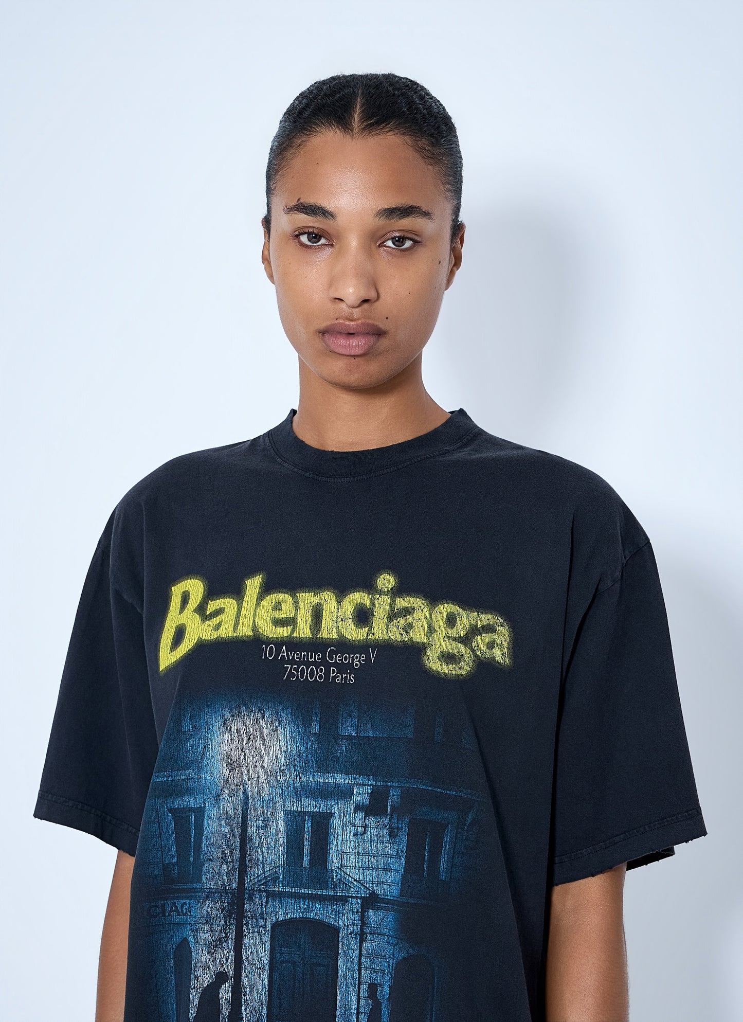 Balenciaga Women The Address Medium Fit T-Shirt BALENCIAGA