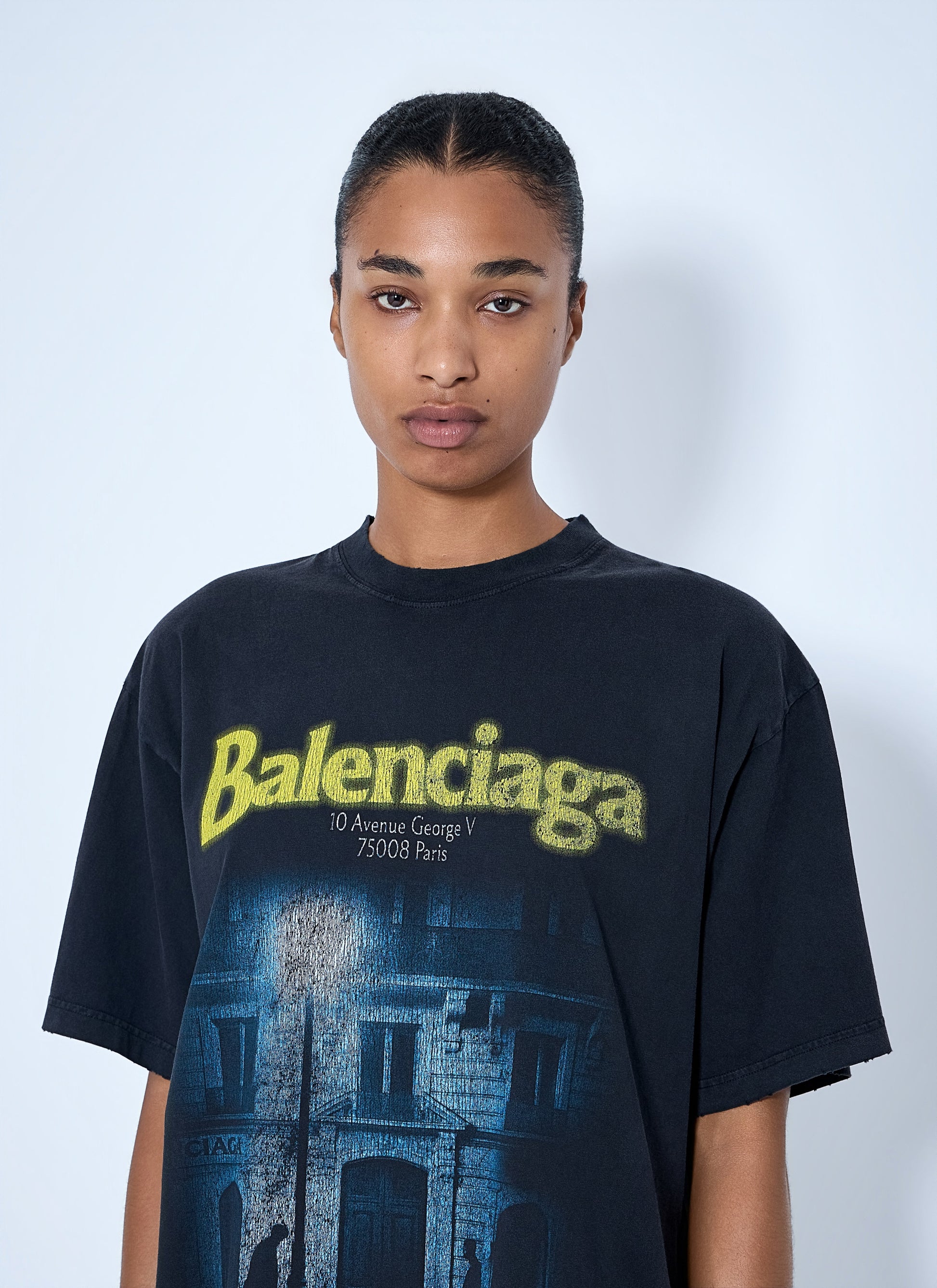 Balenciaga Women The Address Medium Fit T-Shirt BALENCIAGA