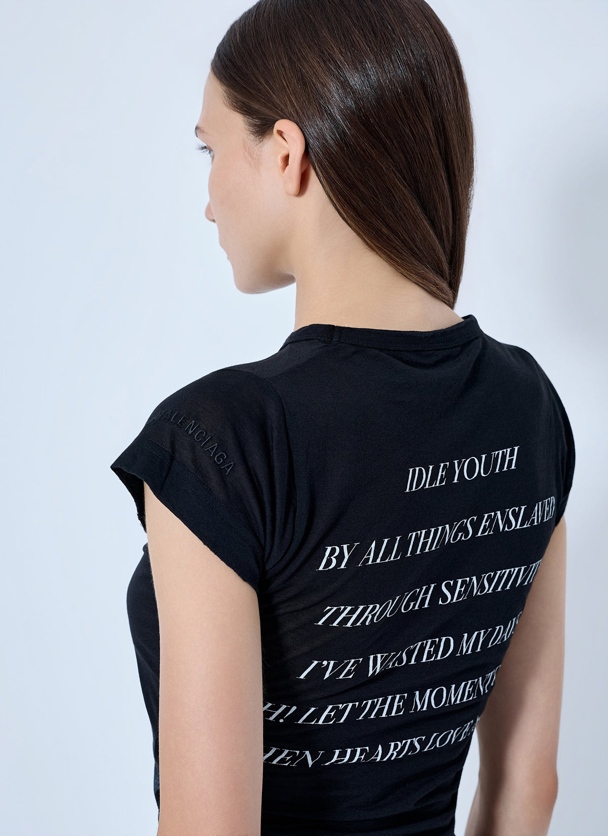 Balenciaga Women Graphic Print T-Shirt BALENCIAGA