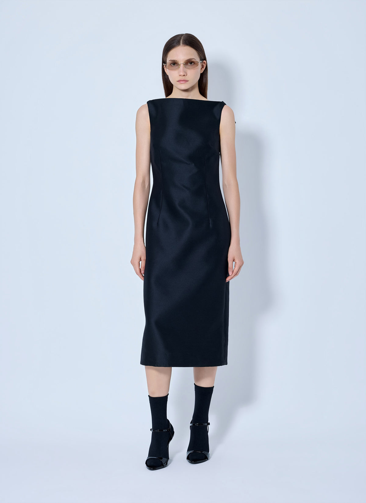 Balenciaga Women Sleeveless Midi Dress BALENCIAGA