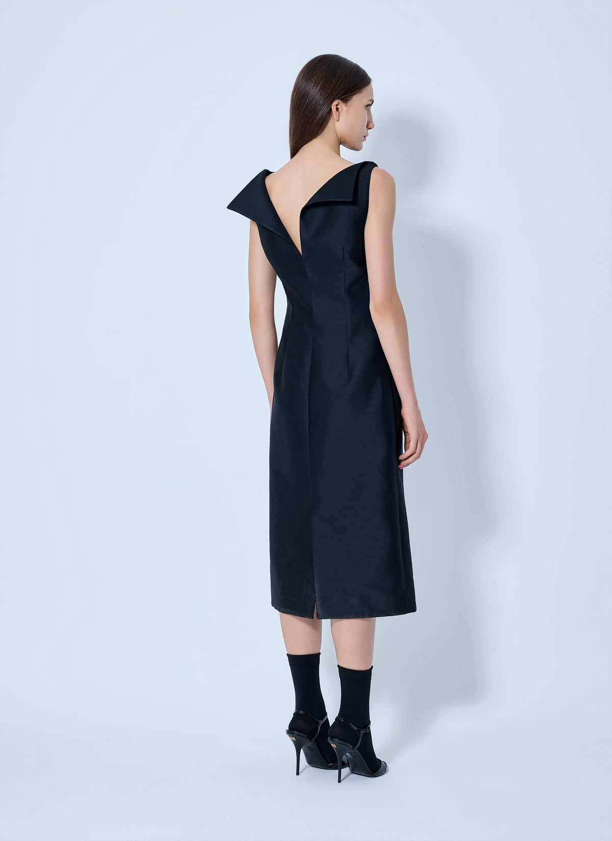 Balenciaga Women Sleeveless Midi Dress BALENCIAGA