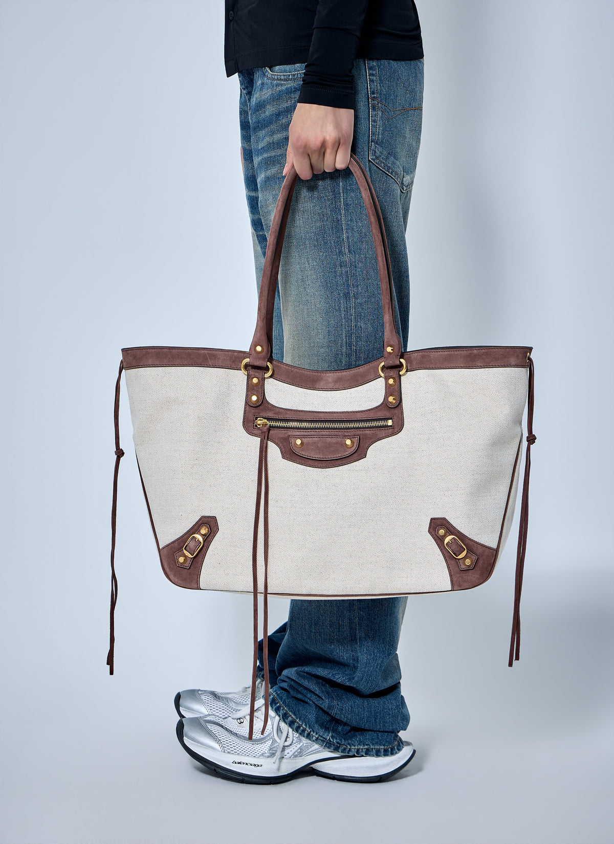 Balenciaga Women Le City Beach Tote Bag Medium BALENCIAGA