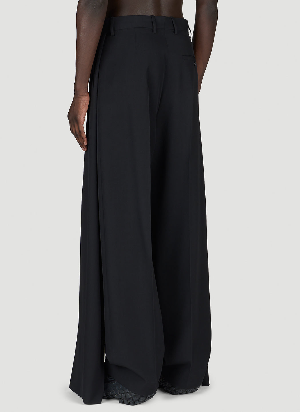 Balenciaga Men Tailored Double-Front Suit Pants BALENCIAGA