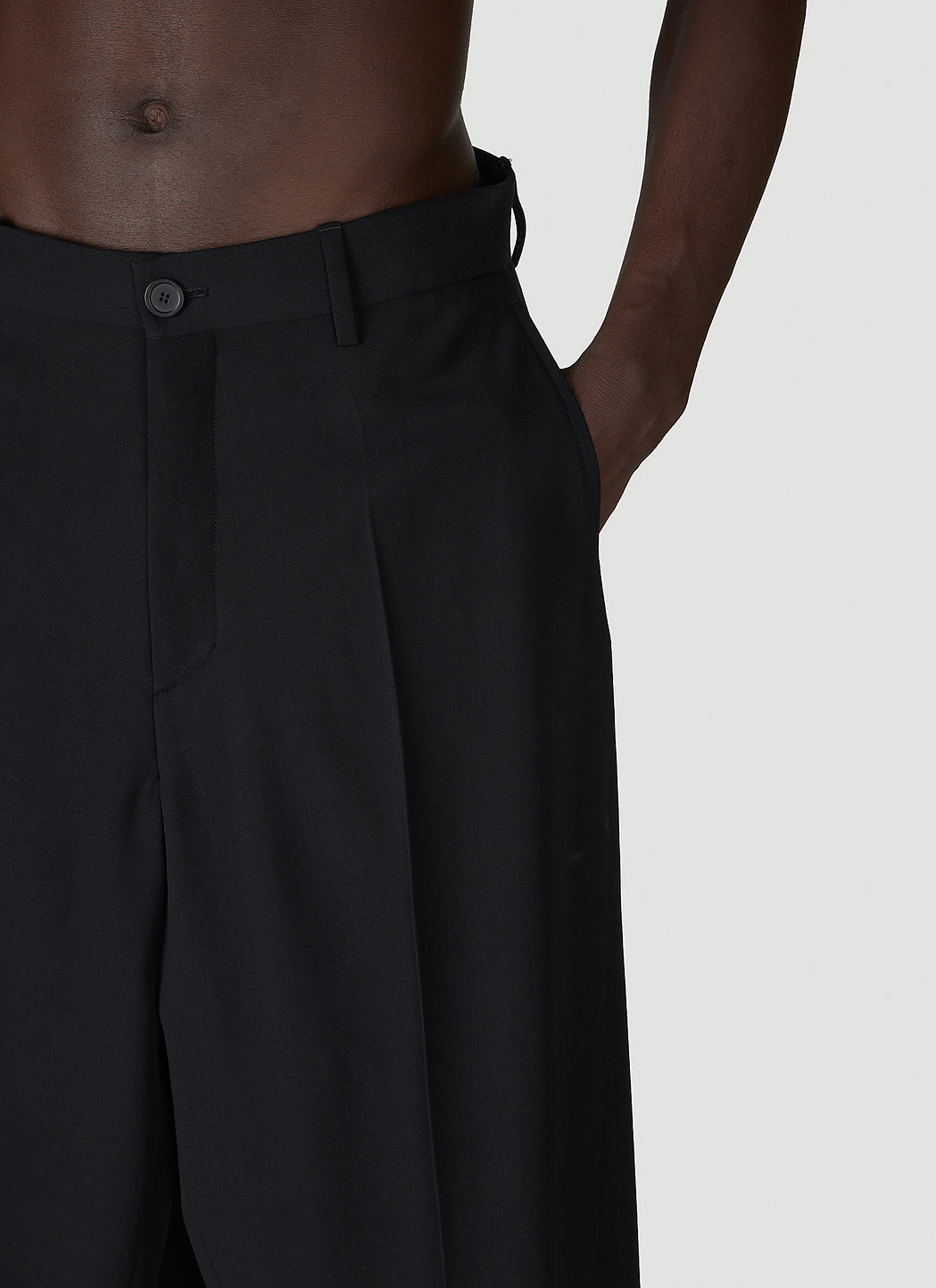 Balenciaga Men Tailored Double-Front Suit Pants BALENCIAGA