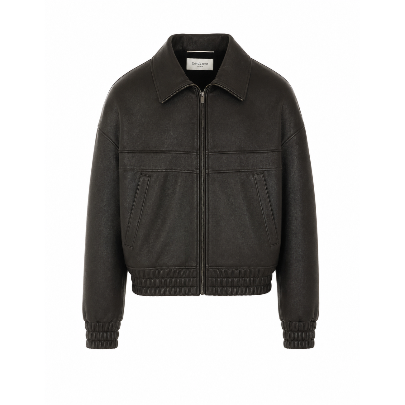 Saint Laurent Men Balloon Leather Blouson SAINT LAURENT