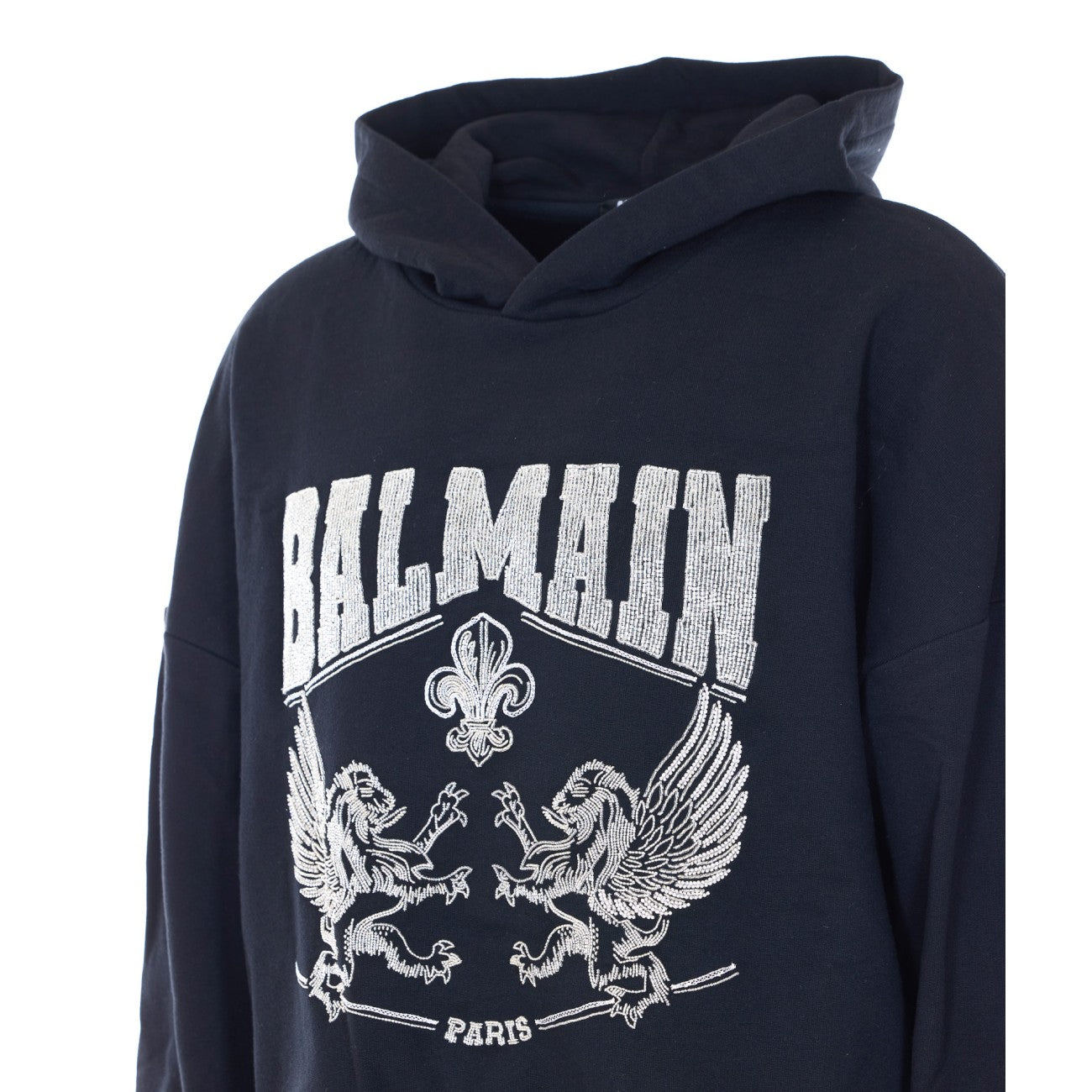 Balmain Men Balmain Crystal Hoodie BALMAIN