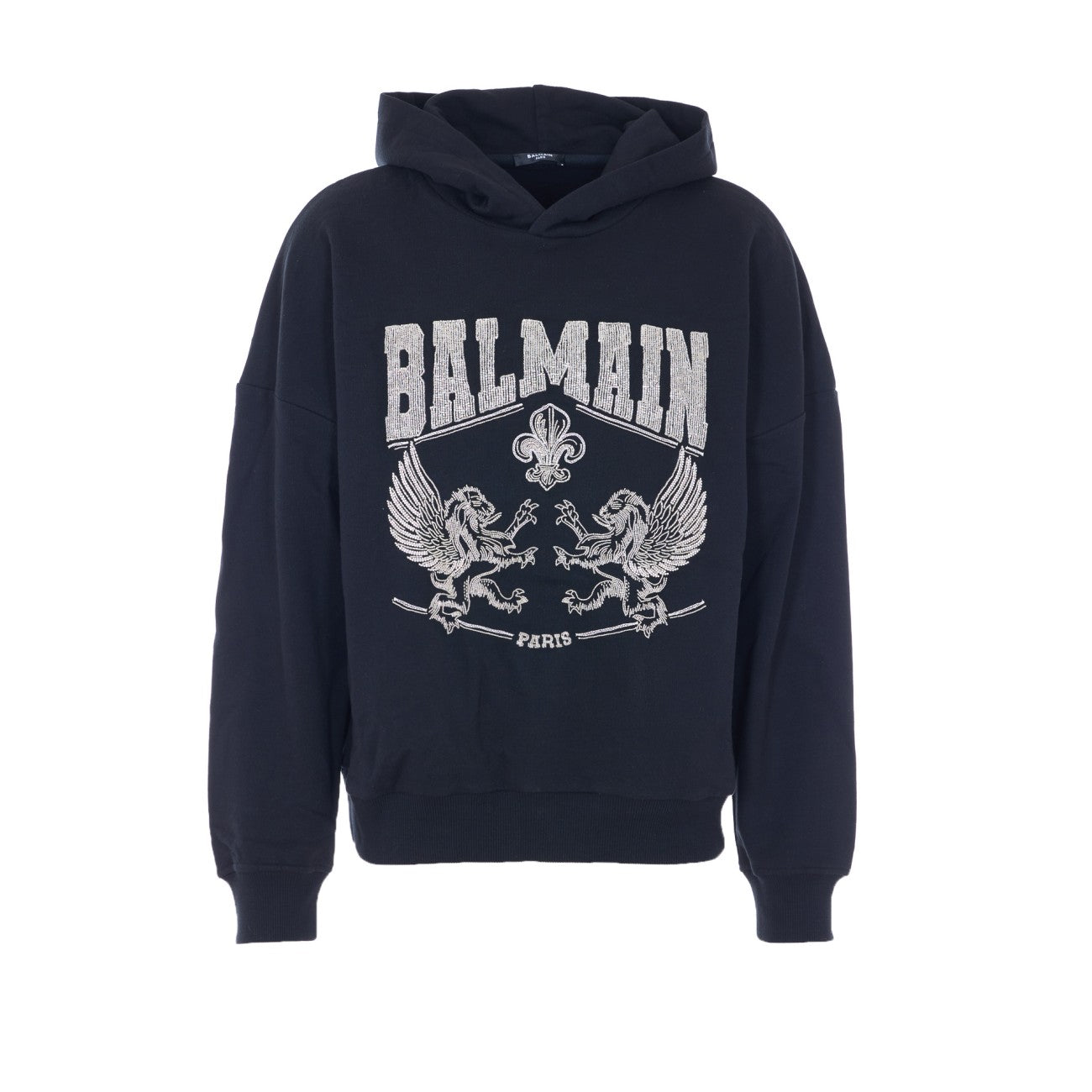 Balmain Men Balmain Crystal Hoodie BALMAIN
