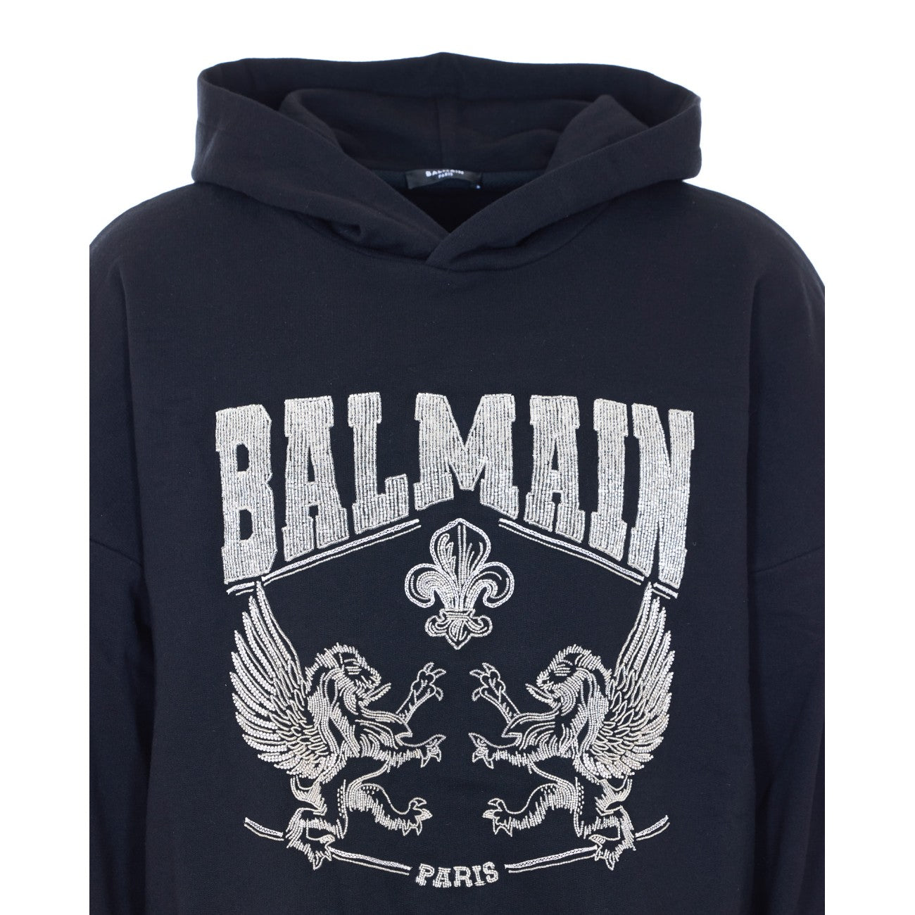 Balmain Men Balmain Crystal Hoodie BALMAIN