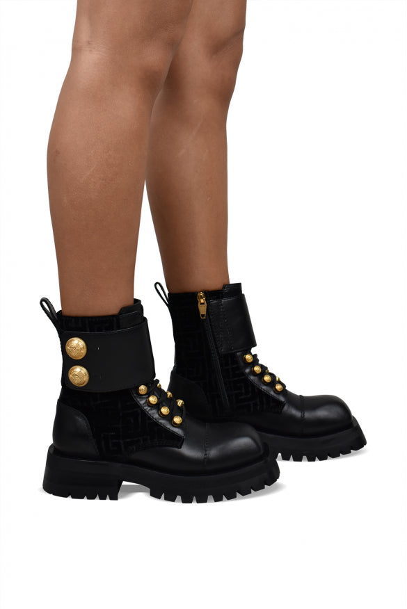 Balmain Women Ranger Army Boots BALMAIN