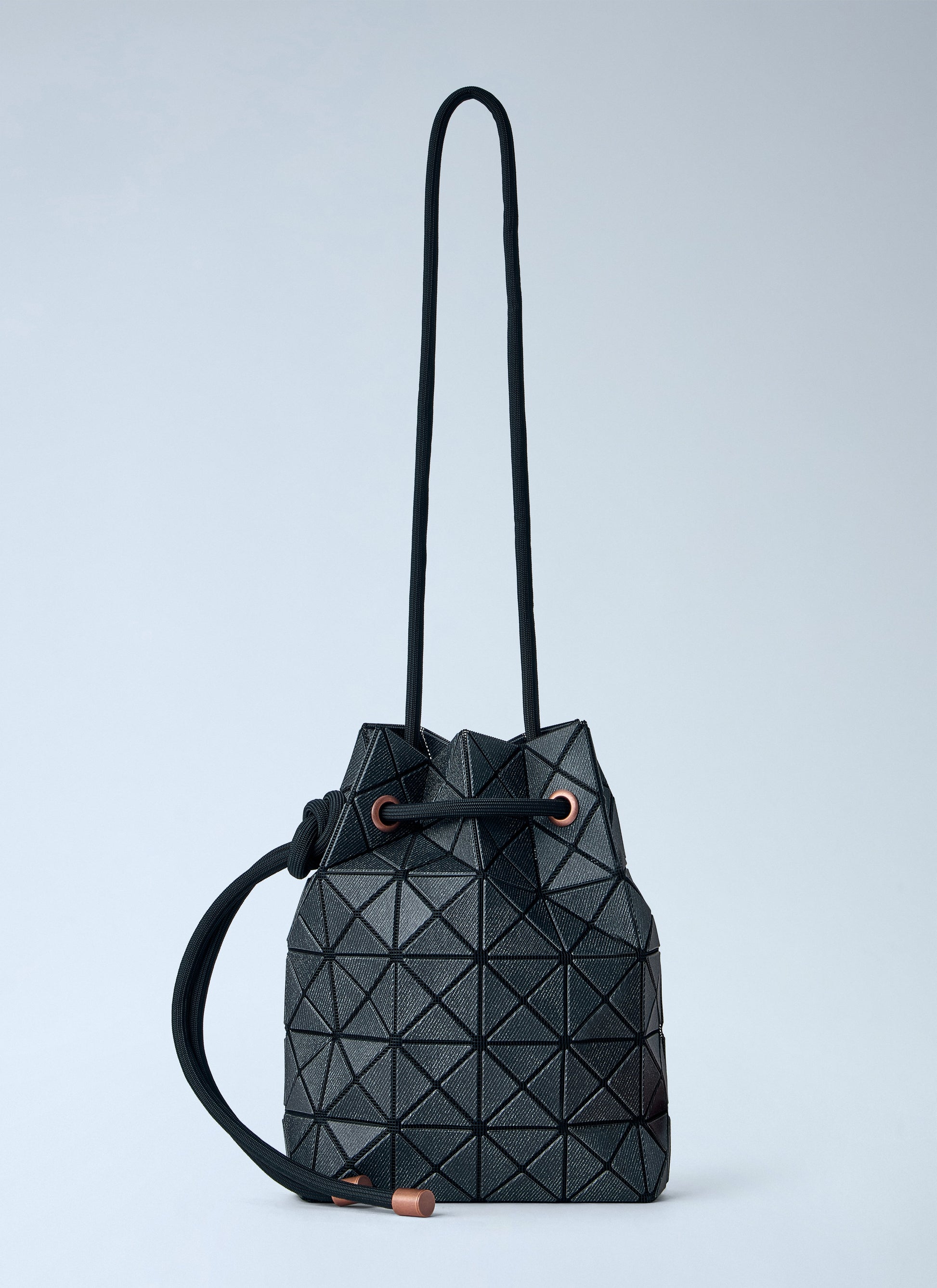 Bao Bao Issey Miyake Men Wring Denim Drawstring Bag BAO BAO ISSEY MIYAKE