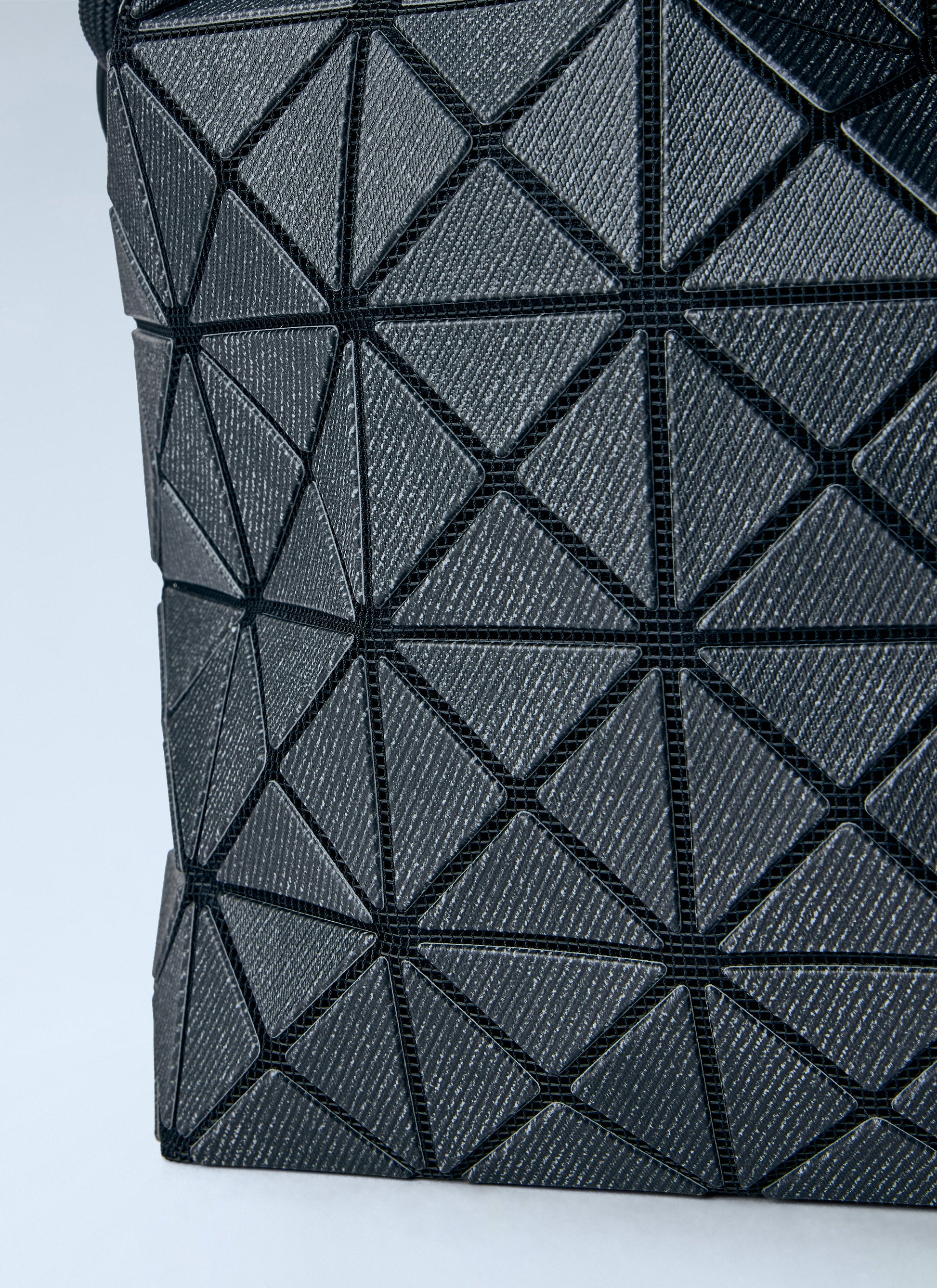 Bao Bao Issey Miyake Men Wring Denim Drawstring Bag BAO BAO ISSEY MIYAKE