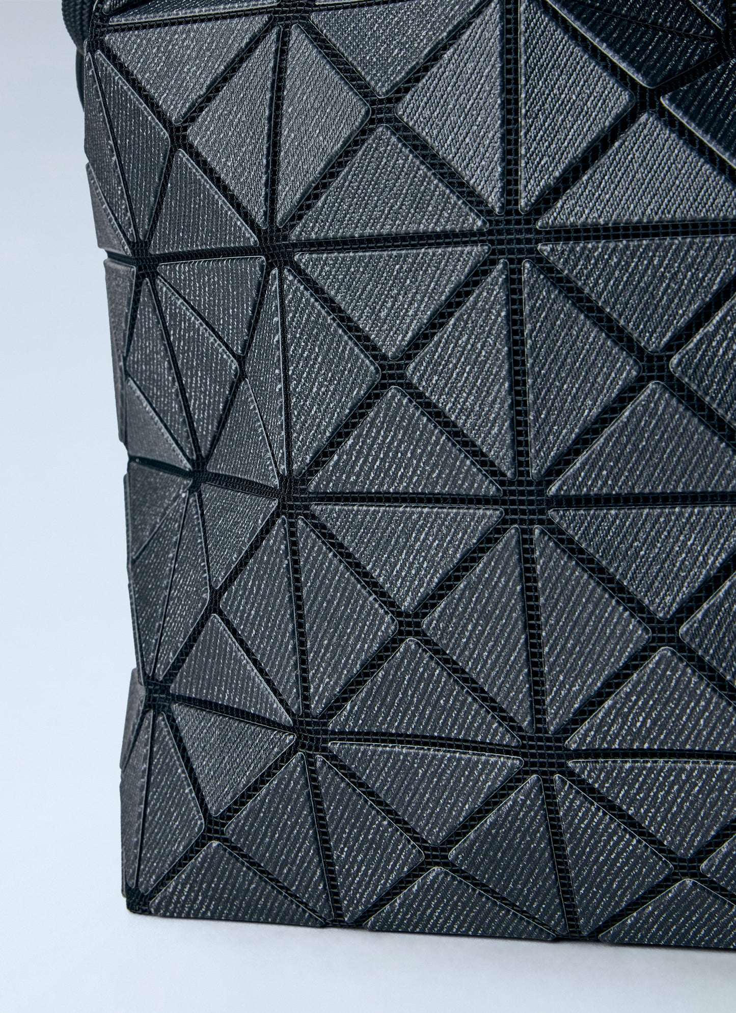 Bao Bao Issey Miyake Women Wring Denim Drawstring Bag BAO BAO ISSEY MIYAKE