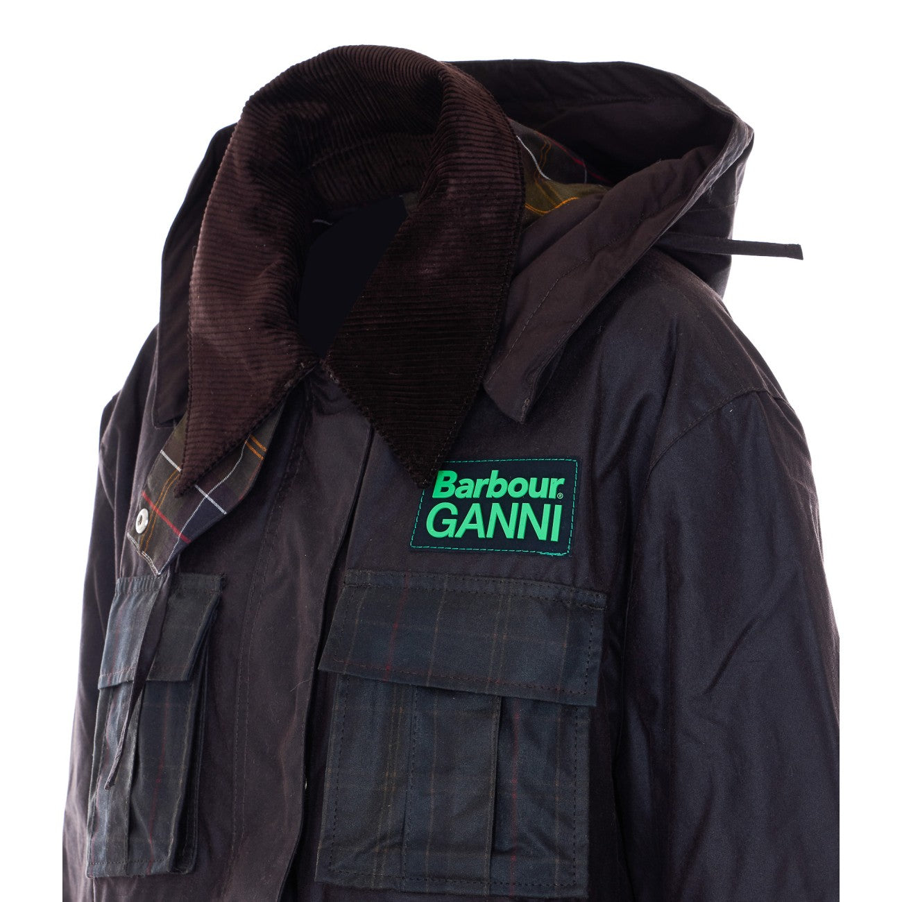 Barbour X Ganni Women Barbour X Ganni Wax Jacket Barbour X Ganni