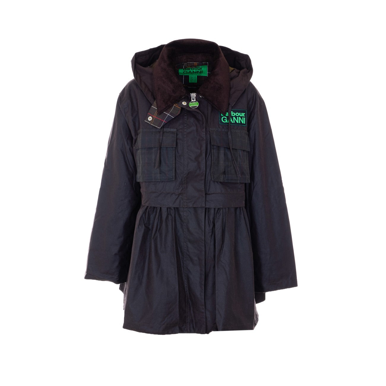 Barbour X Ganni Women Barbour X Ganni Wax Jacket Barbour X Ganni